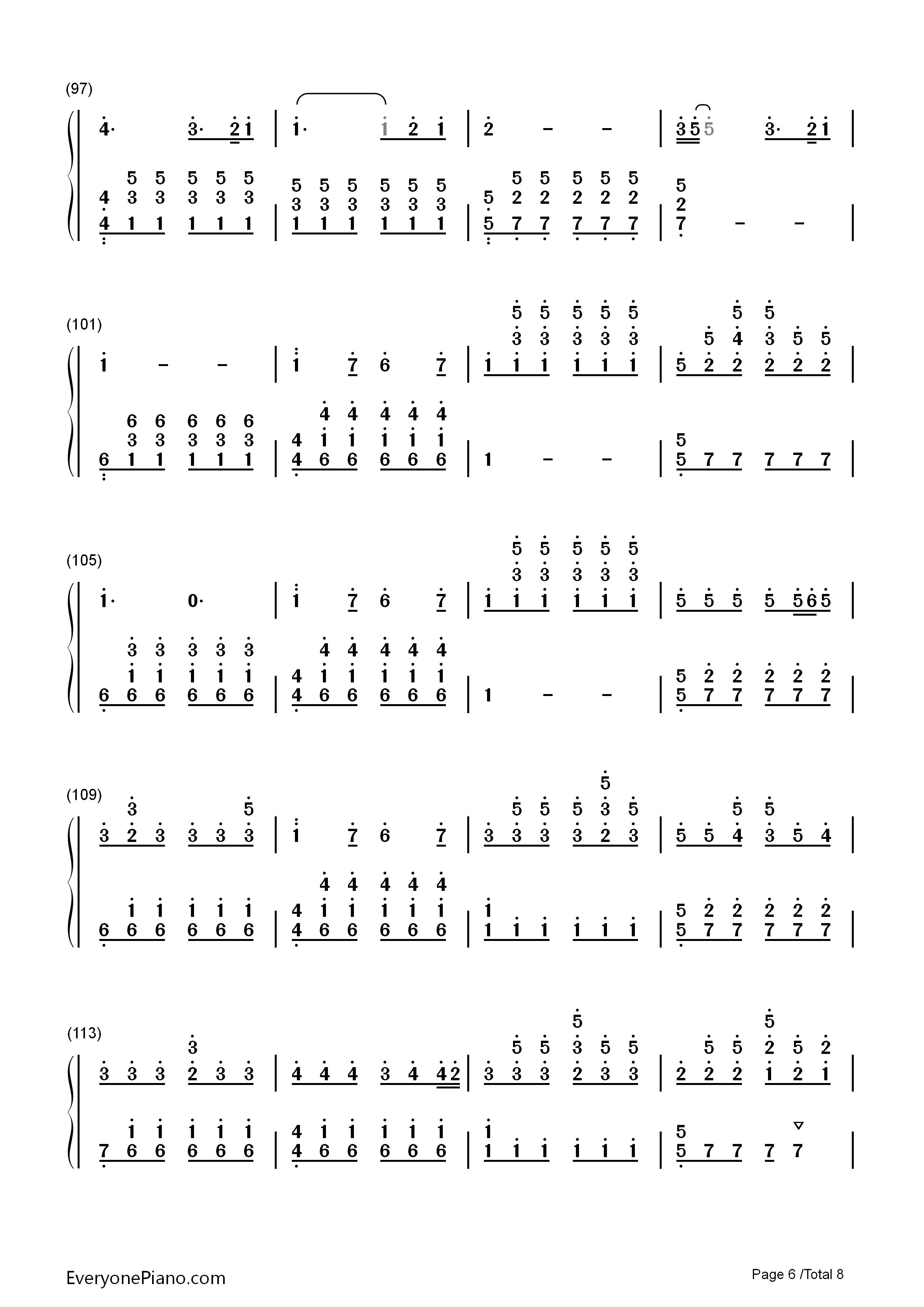 Perfect钢琴简谱_Ed_Sheeran演唱