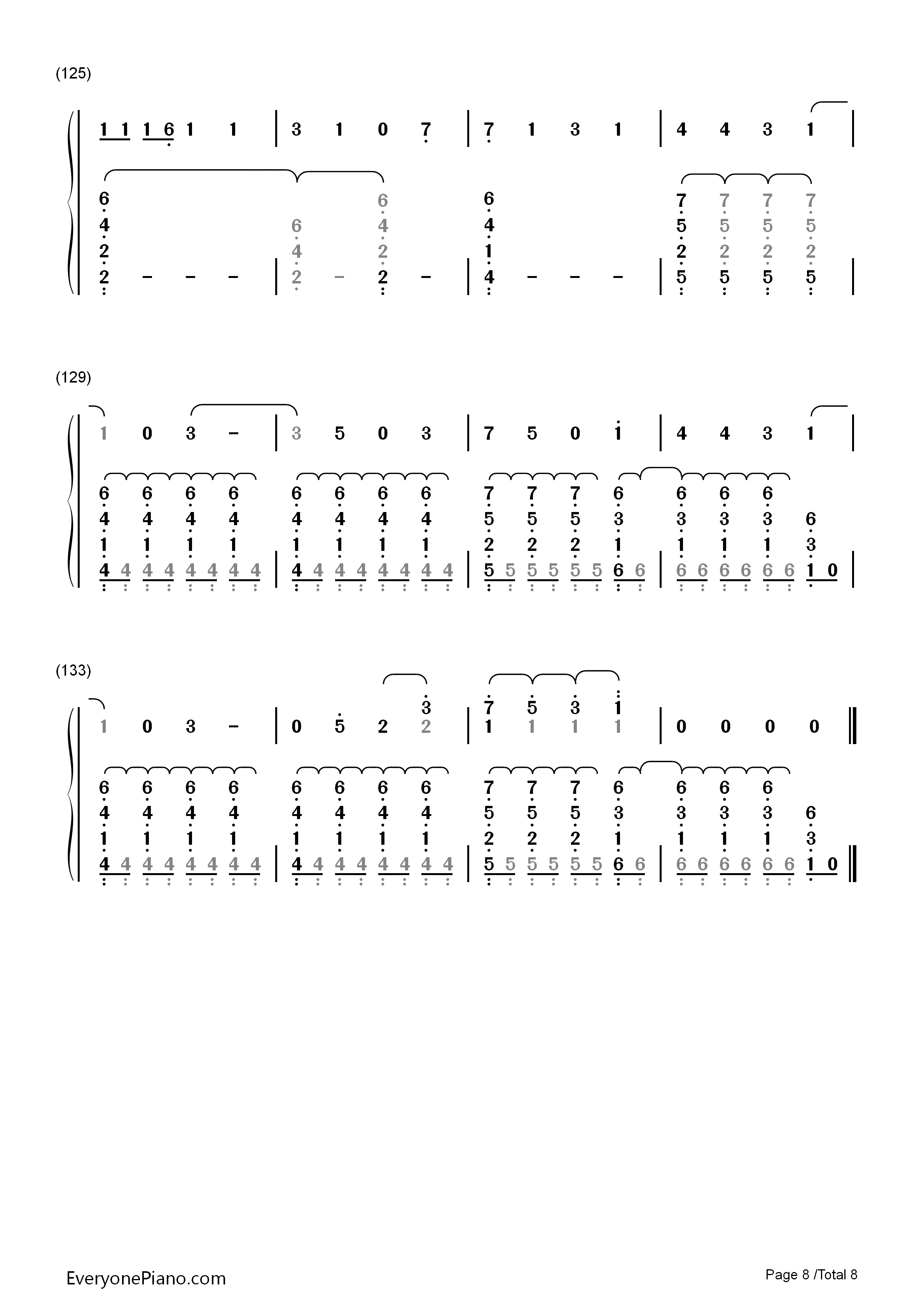 for_him.钢琴简谱_Troye_Sivan演唱