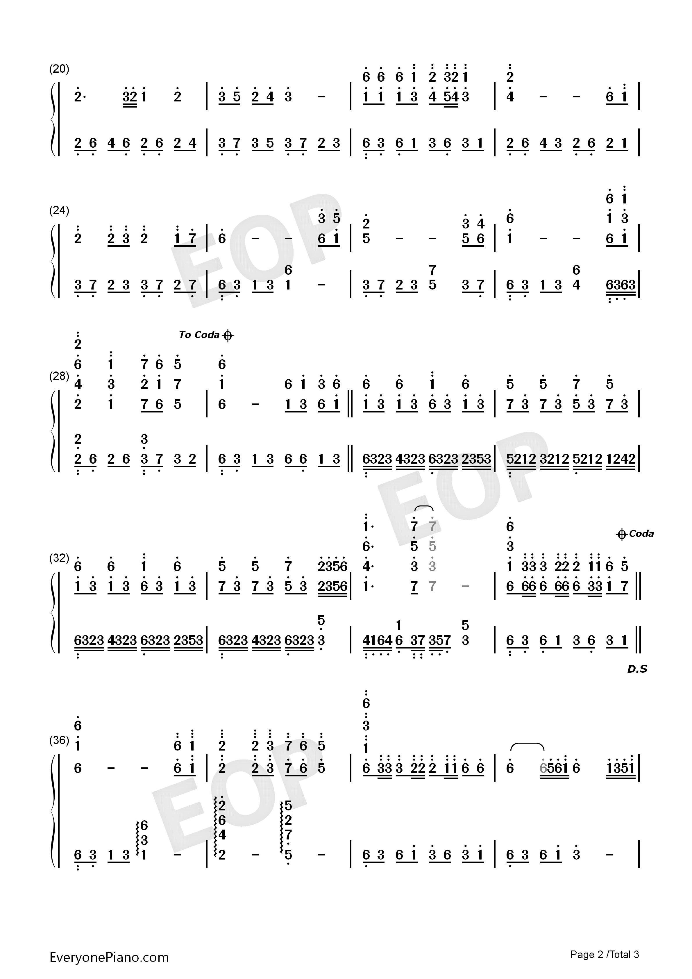 天仙子钢琴简谱_谢雨欣演唱