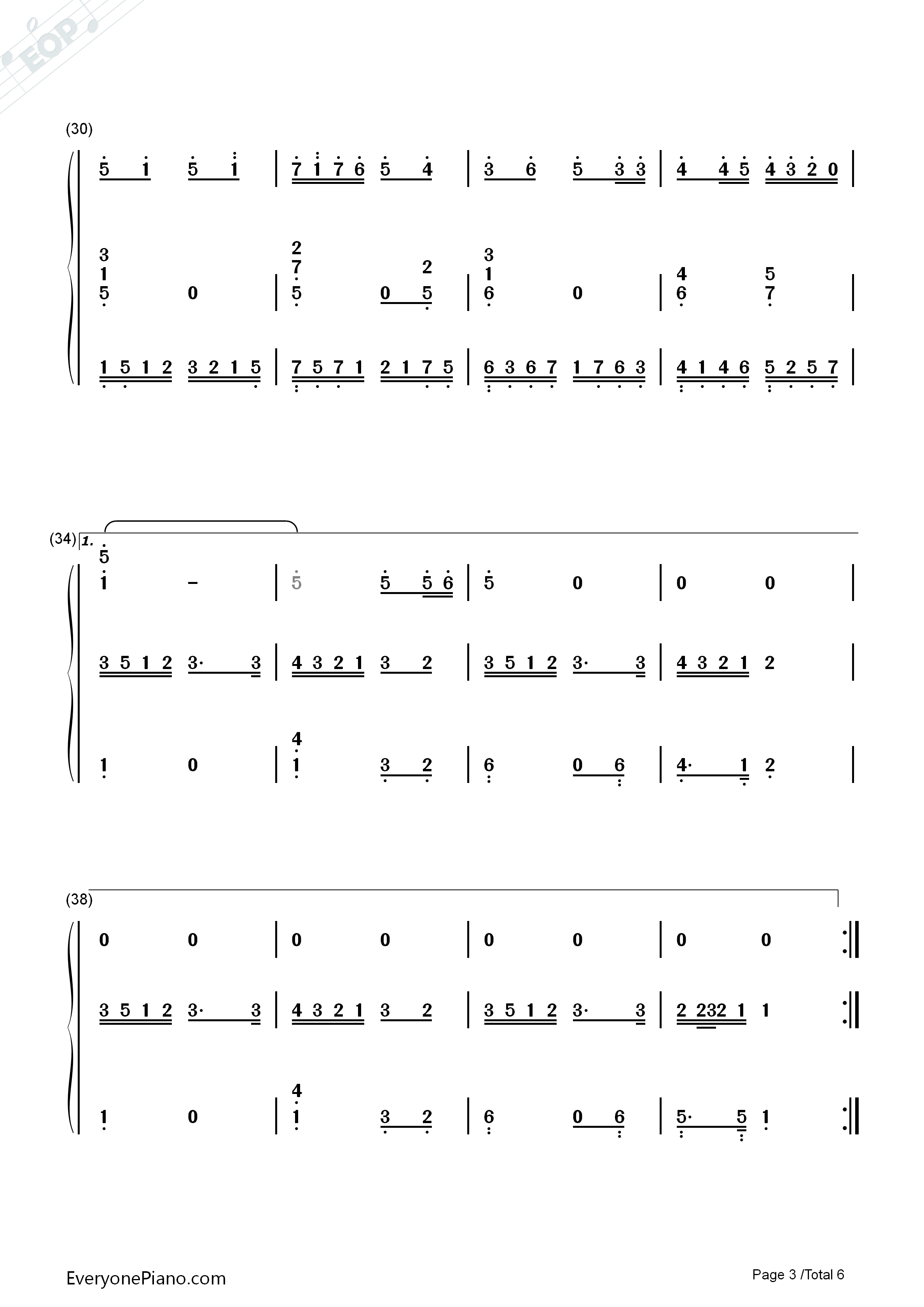 香水百合钢琴简谱_张韶涵演唱