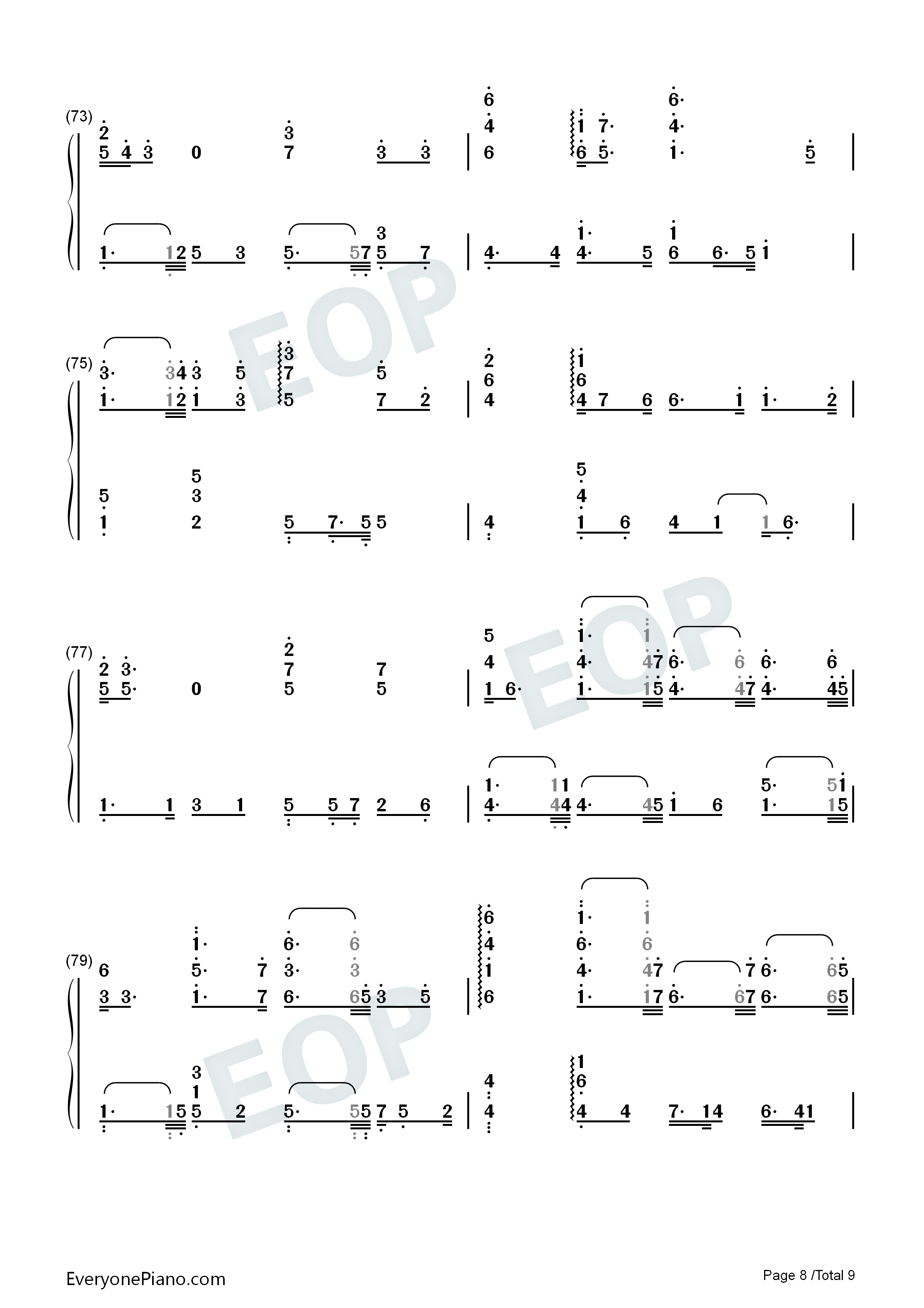 我用什么把你留住钢琴简谱_福禄寿FloruitShow演唱