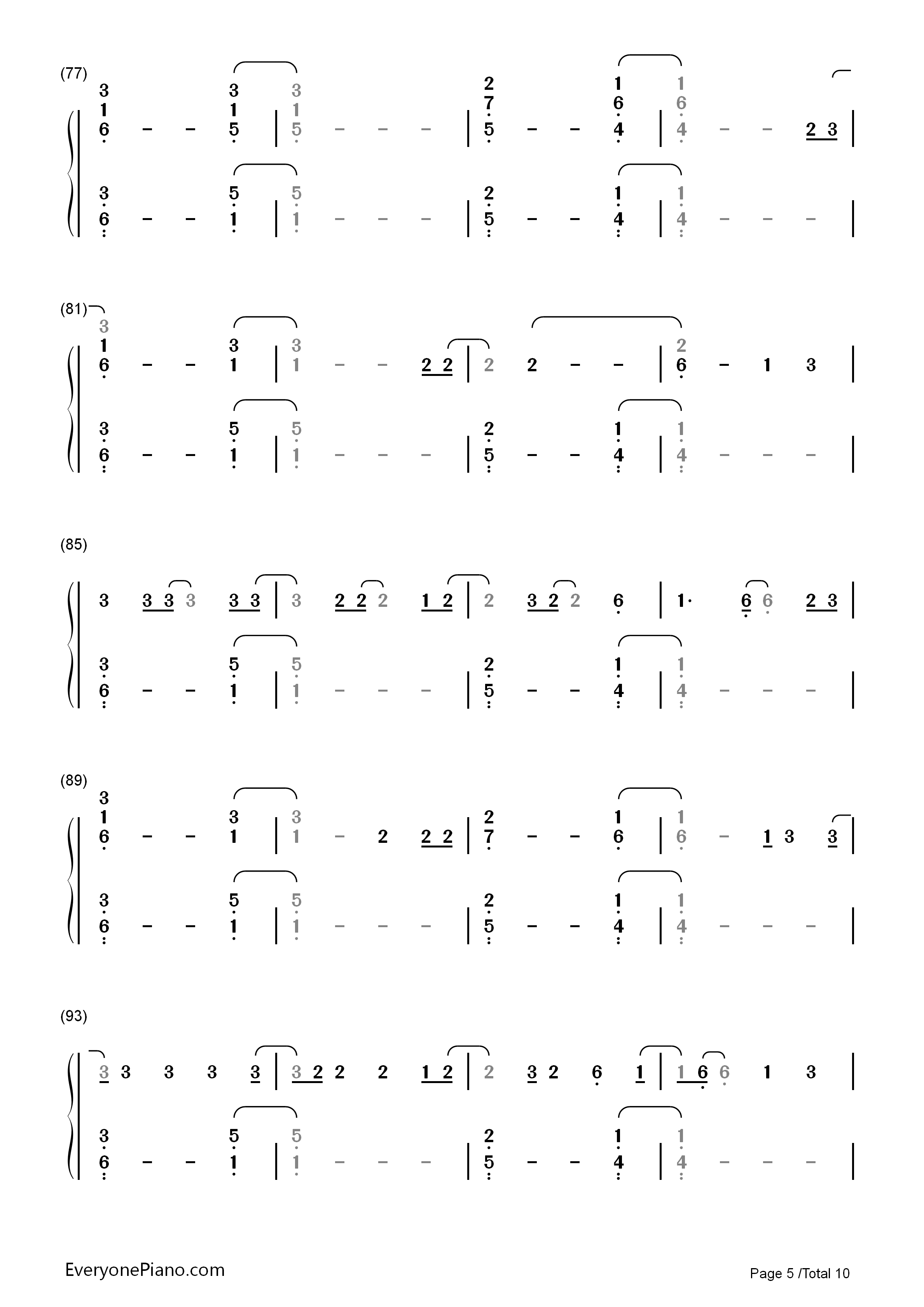 Hello钢琴简谱_Adele演唱