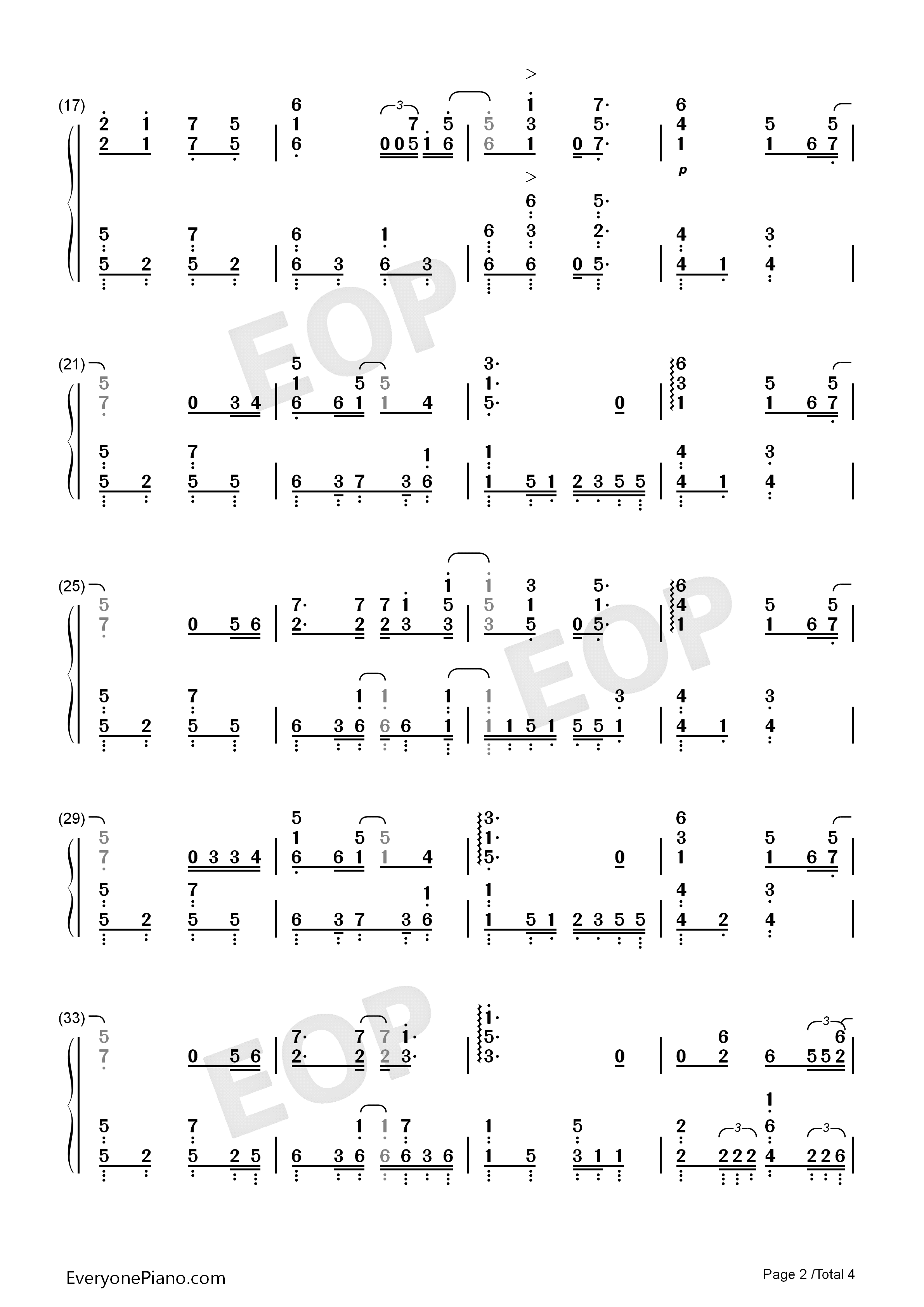 夏色恋花火钢琴简谱_藤田茜演唱