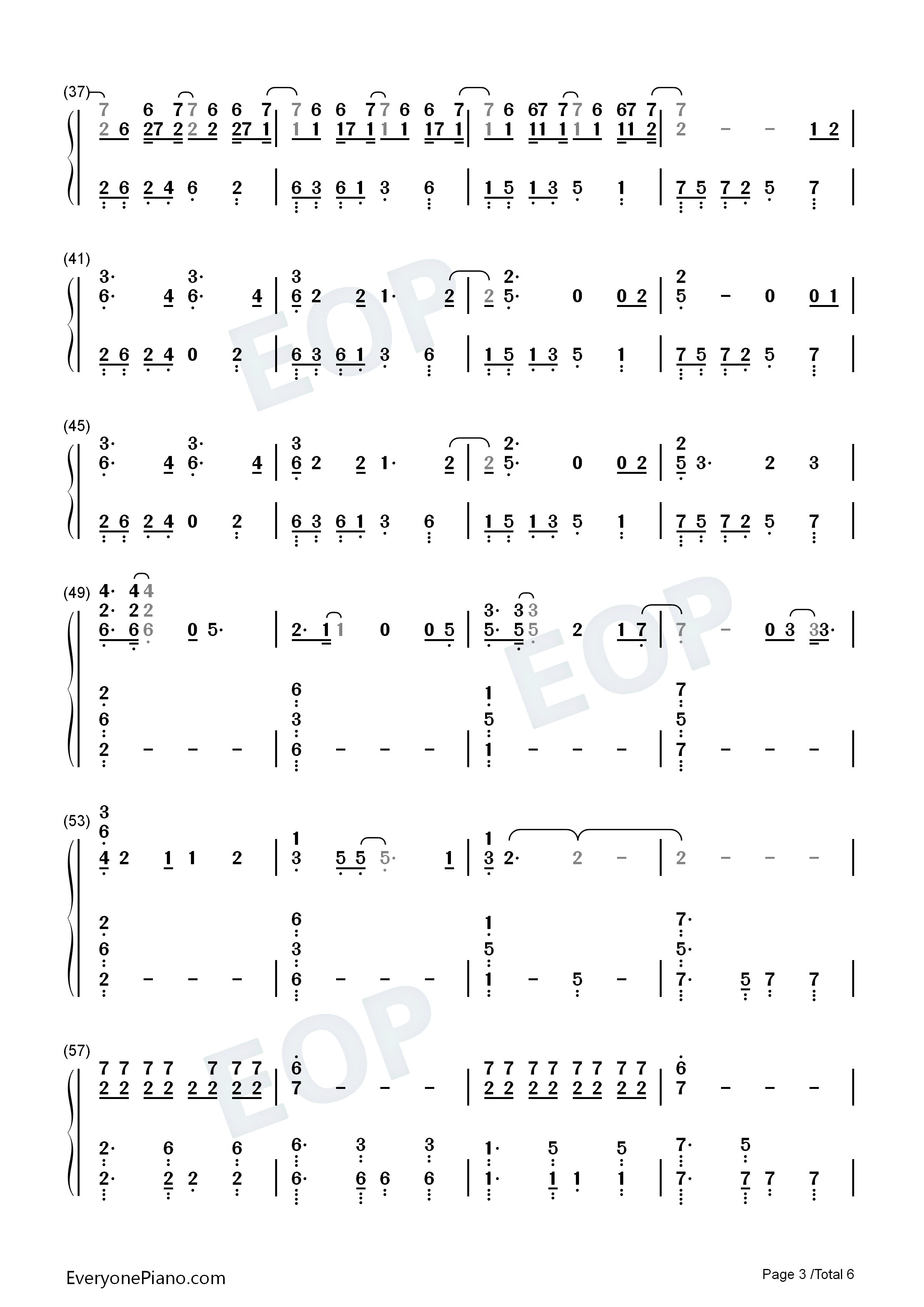 Modus钢琴简谱_Joji演唱