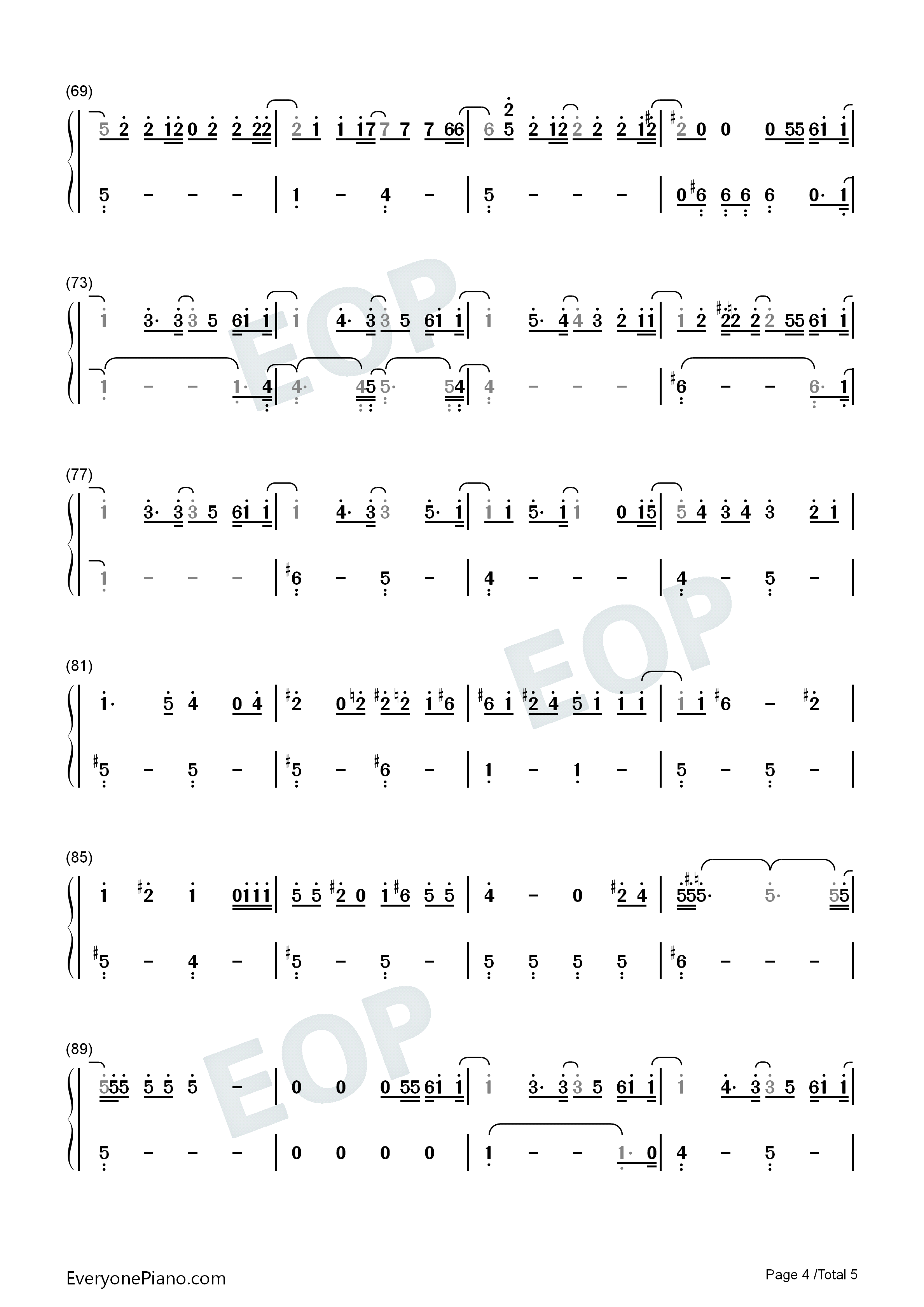 世界はあなたに笑いかけている钢琴简谱_Little_Glee_Monster演唱