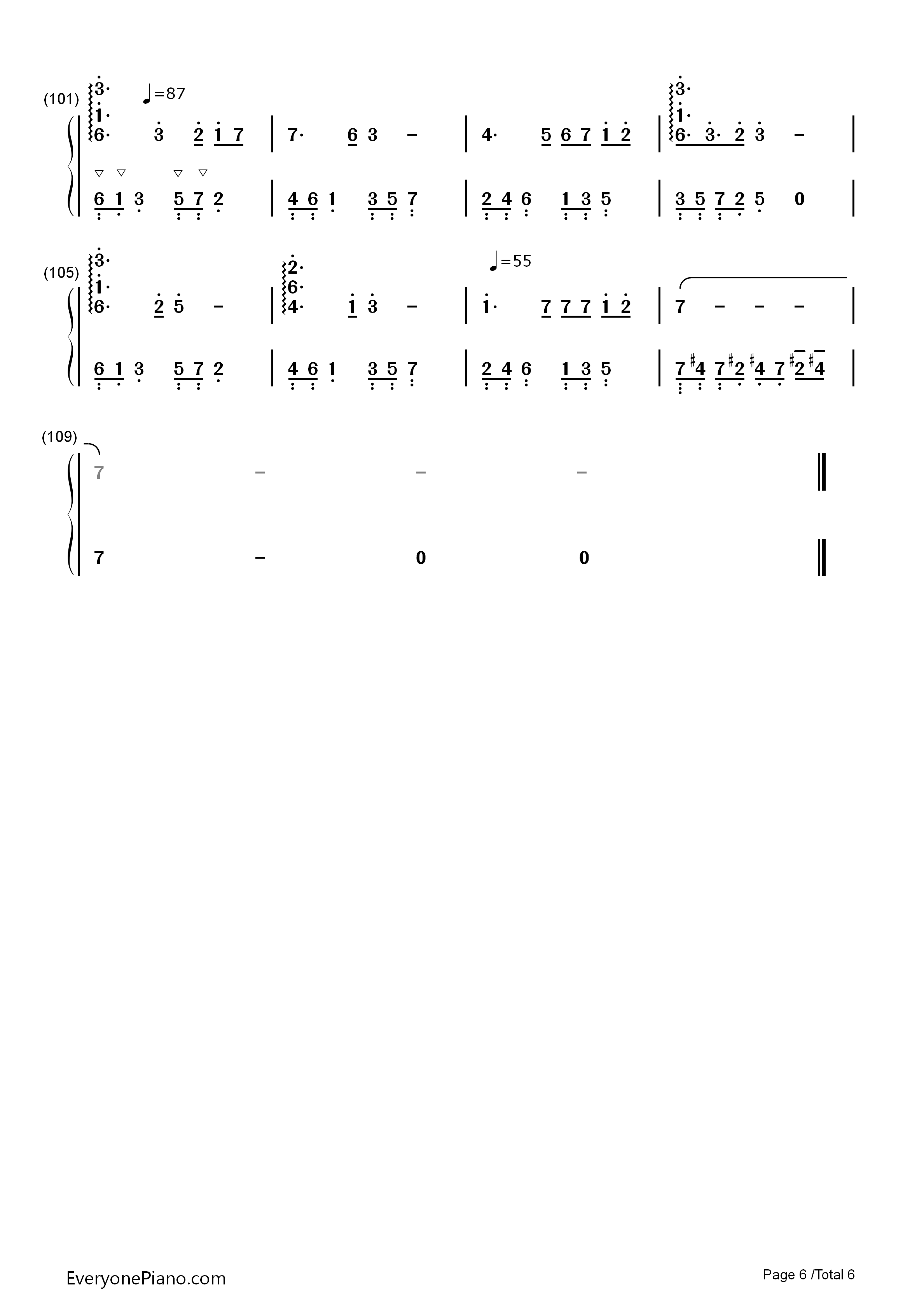 恋人を射ち堕とした日钢琴简谱_Sound_Horizon演唱