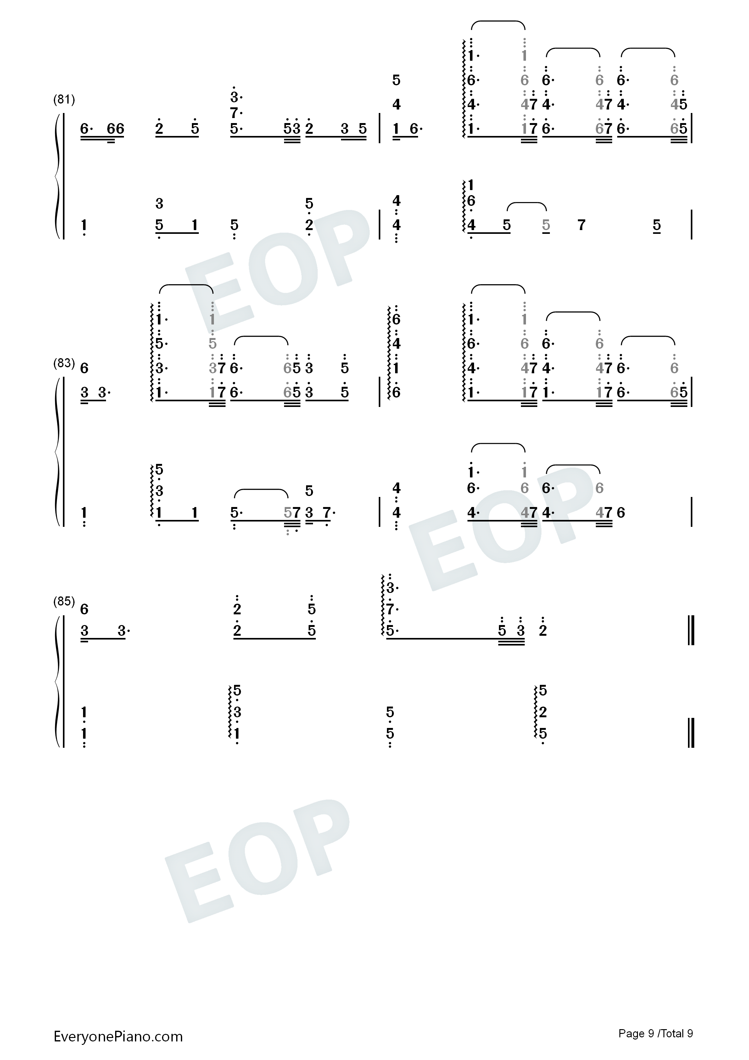 我用什么把你留住钢琴简谱_福禄寿FloruitShow演唱