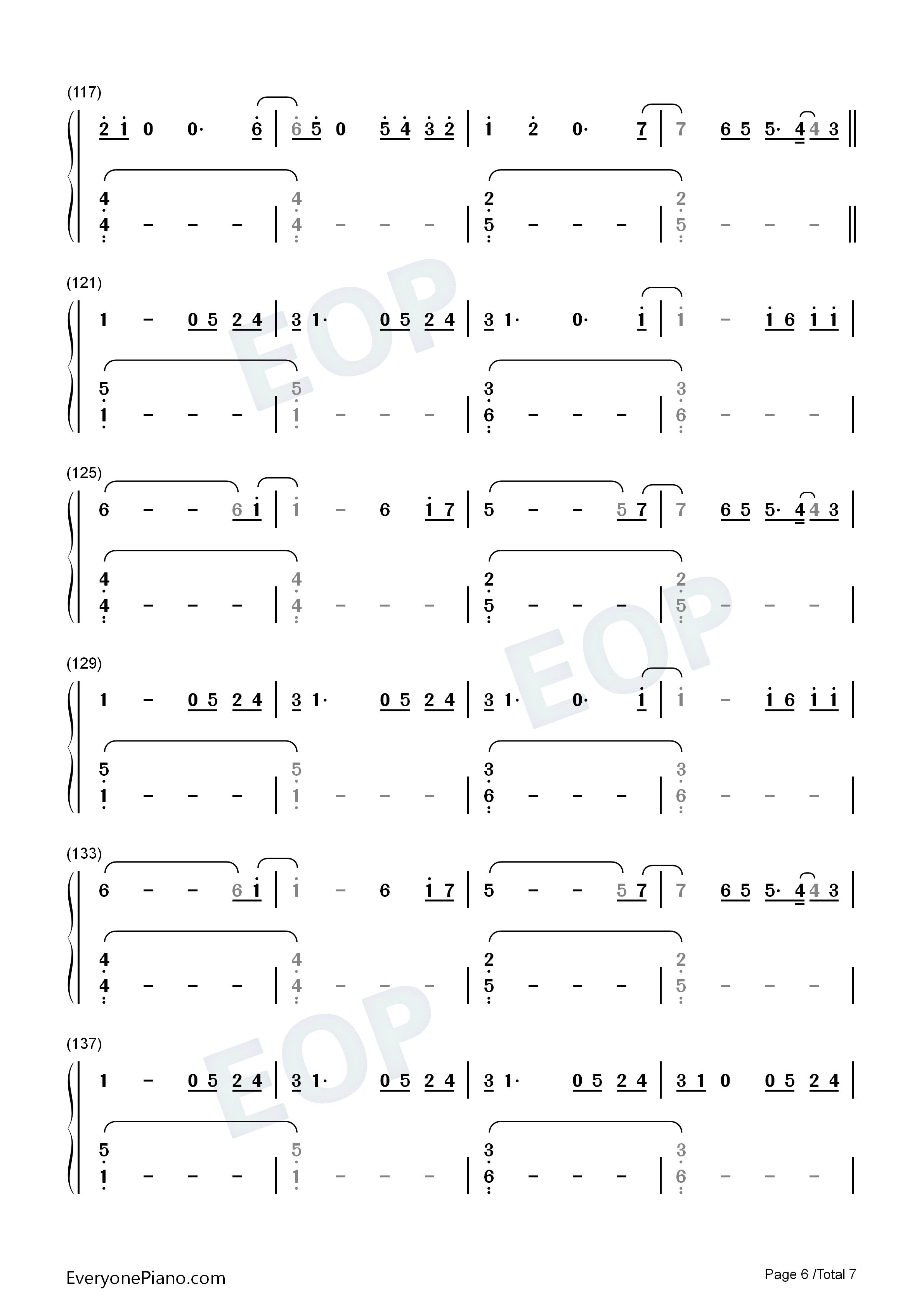 Jerusalema钢琴简谱_Master_KG_Nomcebo演唱