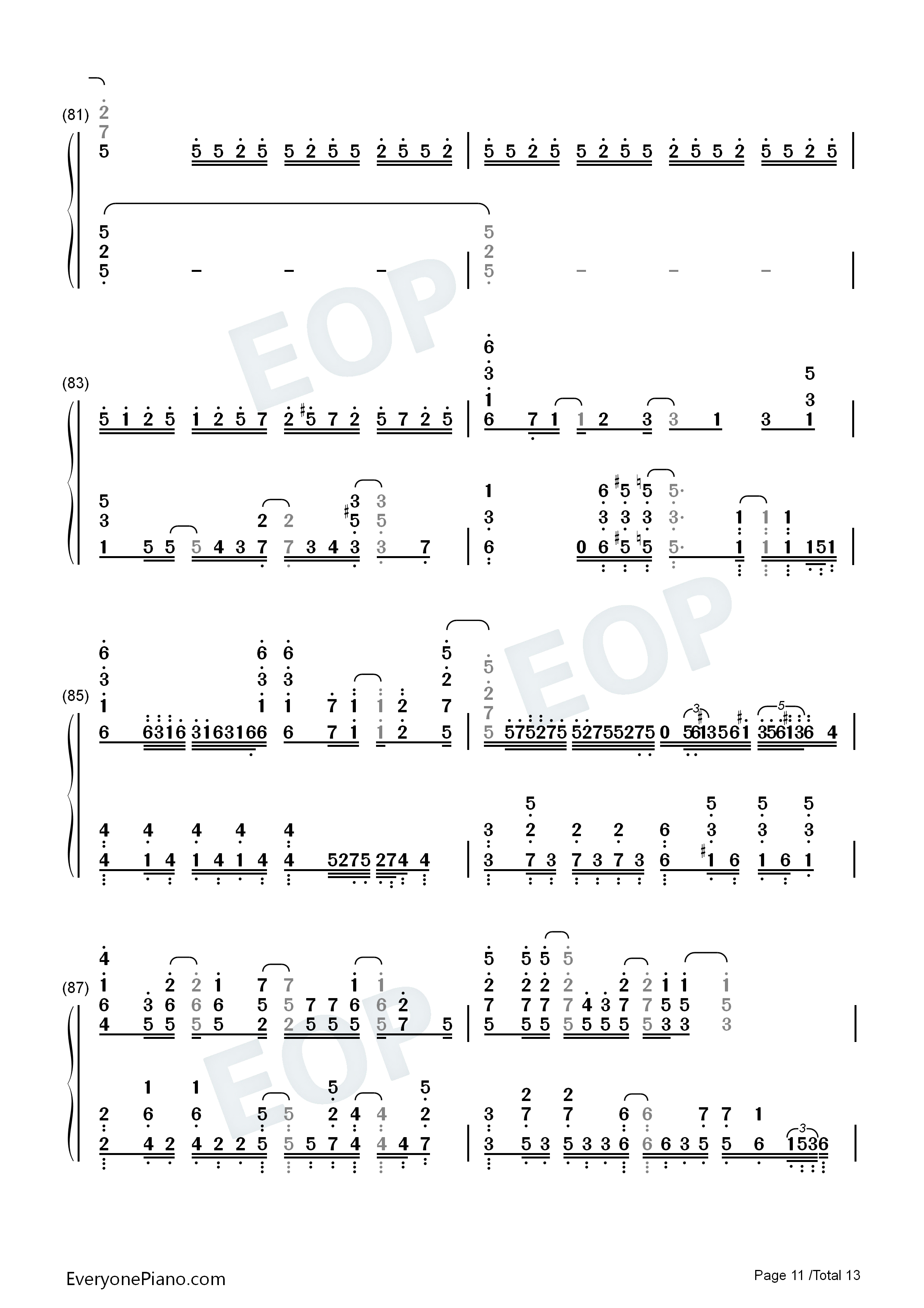 シリウス钢琴简谱_蓝井艾露演唱