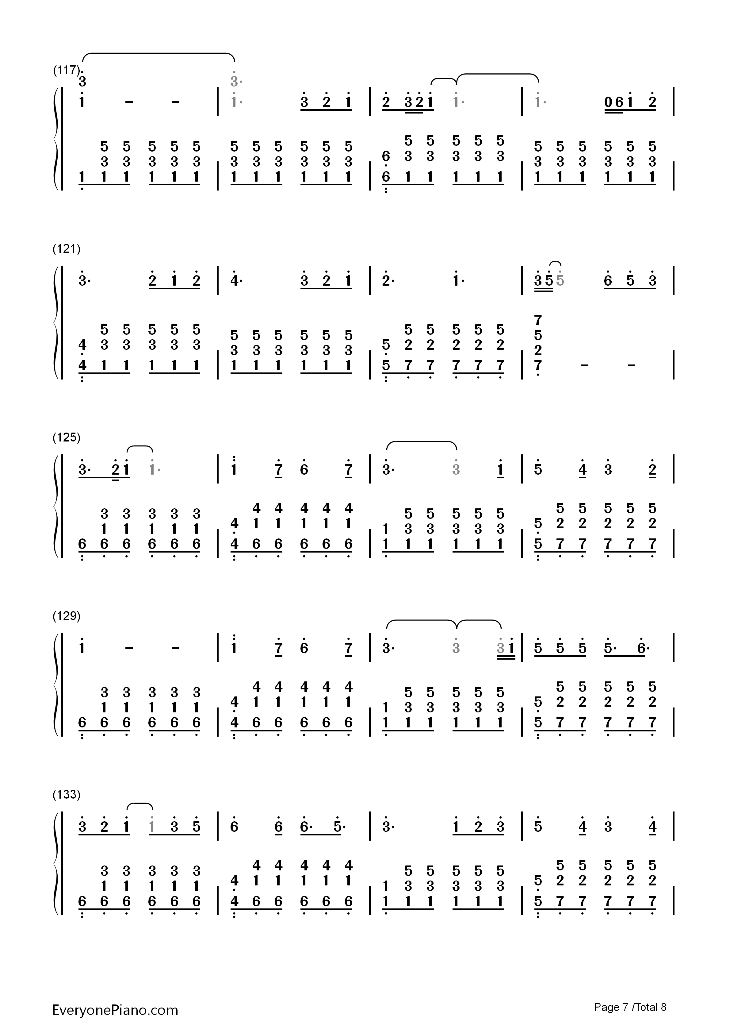 Perfect钢琴简谱_Ed_Sheeran演唱