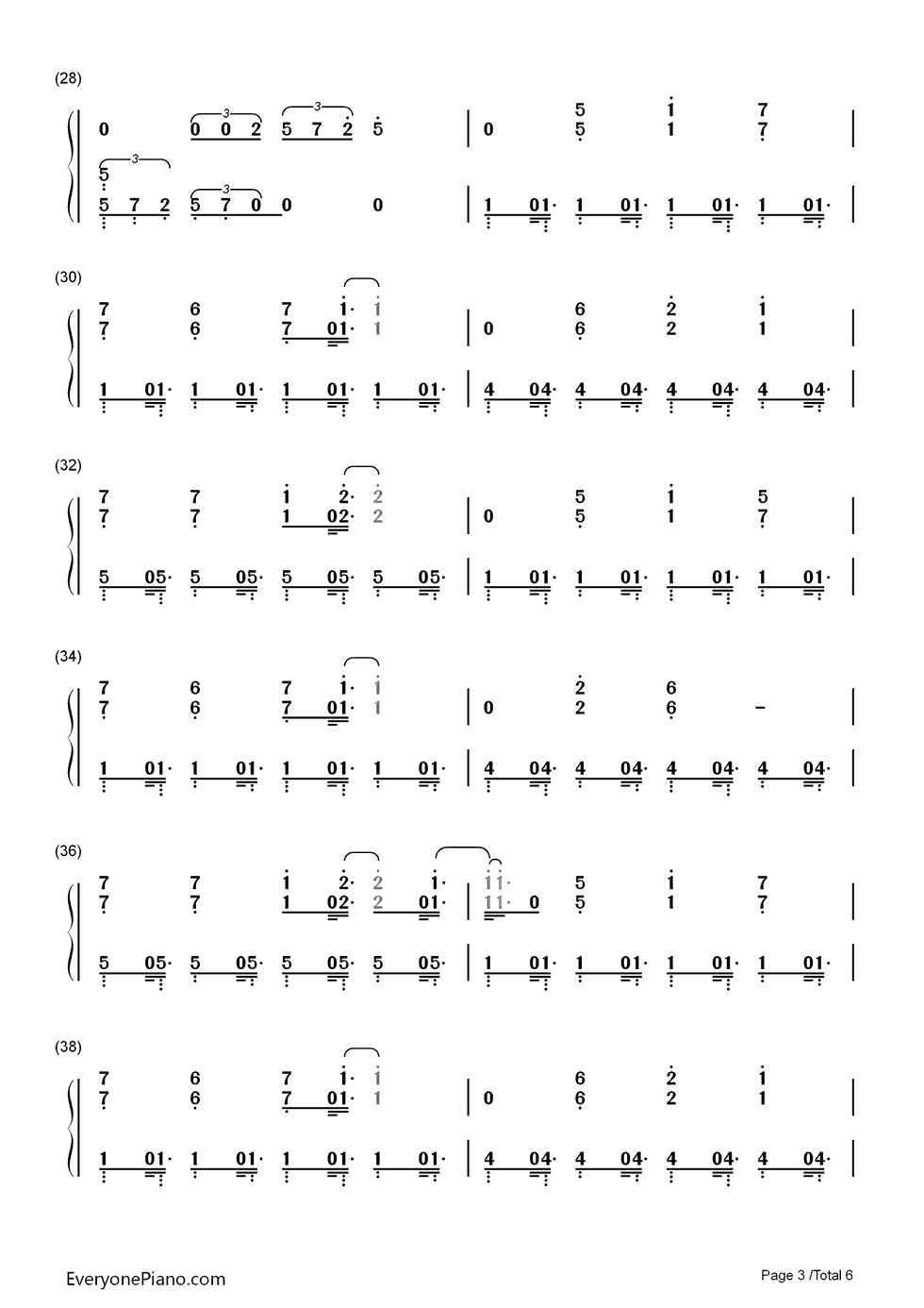 恋をしようよ钢琴简谱_Pico演唱