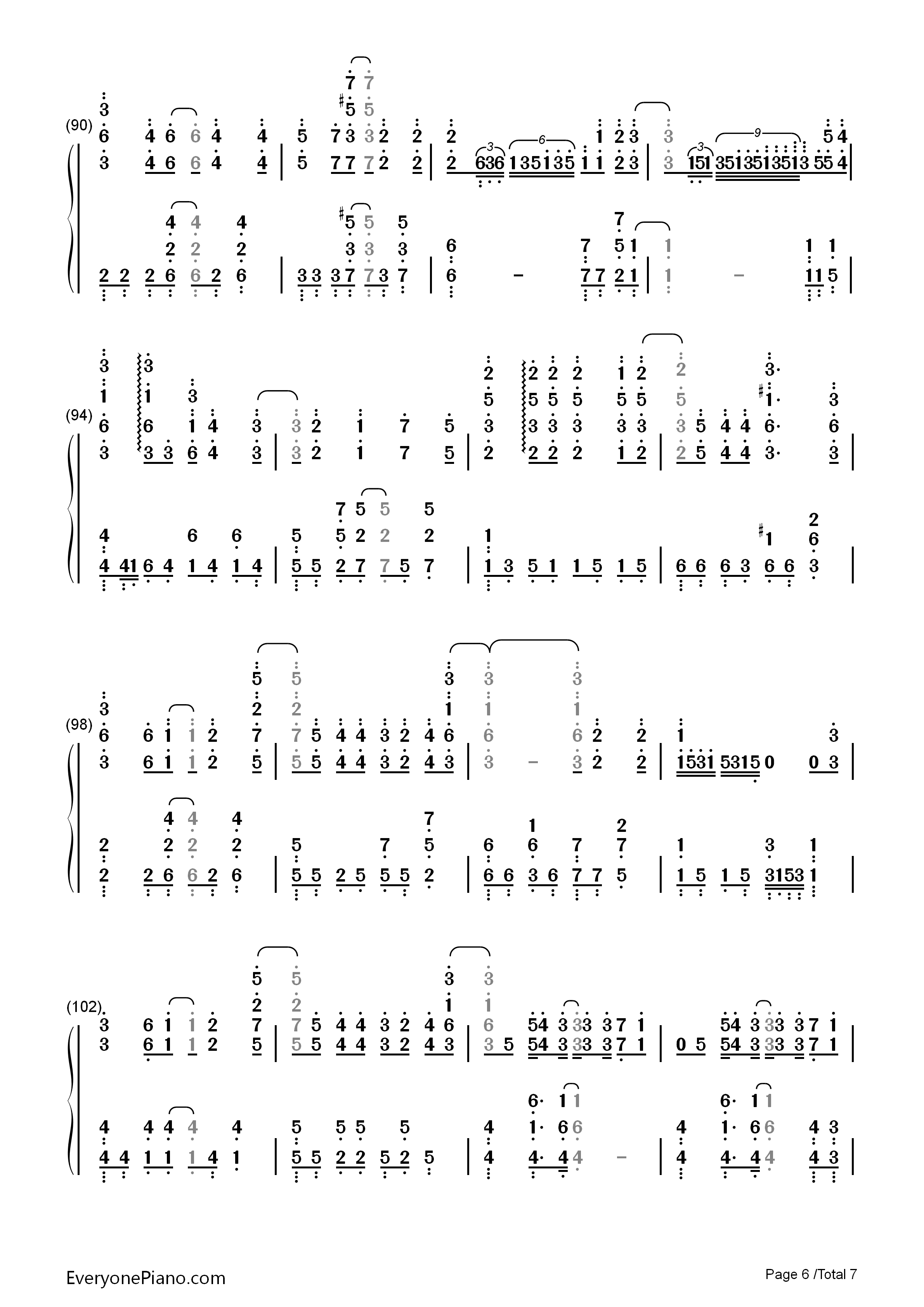 COLORS钢琴简谱_FLOW演唱