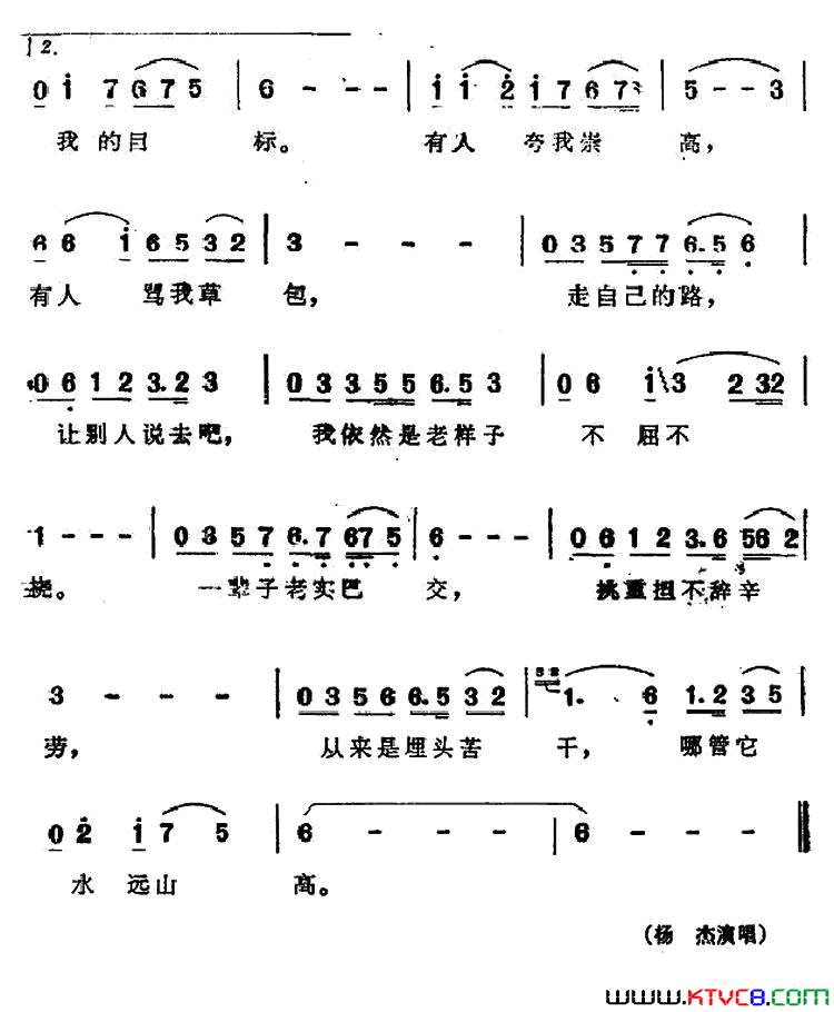 87版_西游记_歌曲集：沙和尚宣言简谱_杨杰演唱_阎肃/许镜清词曲