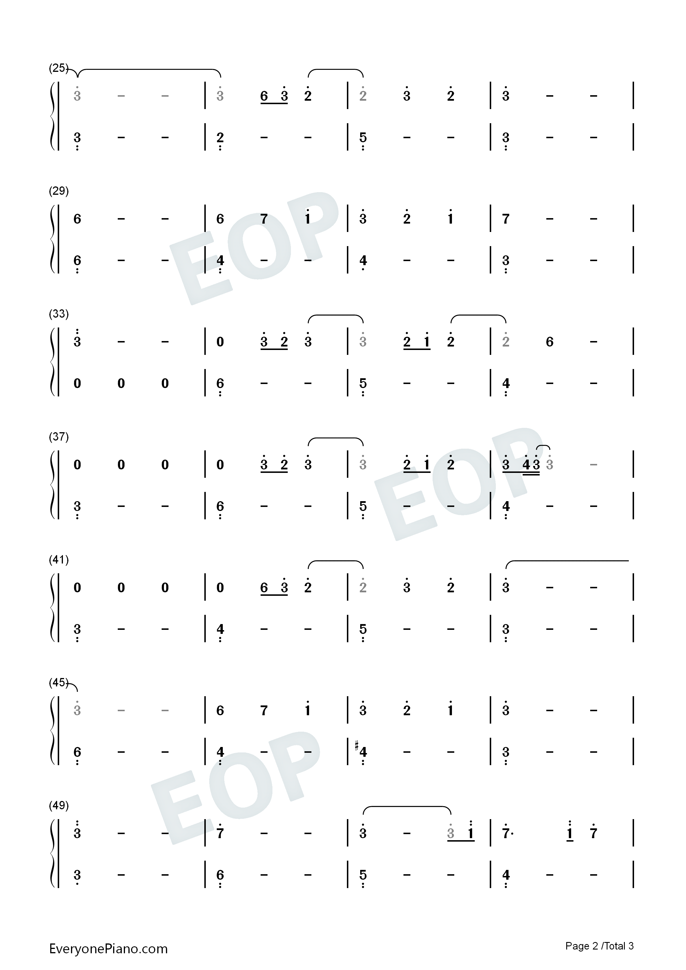 看钢琴简谱_陆虎演唱