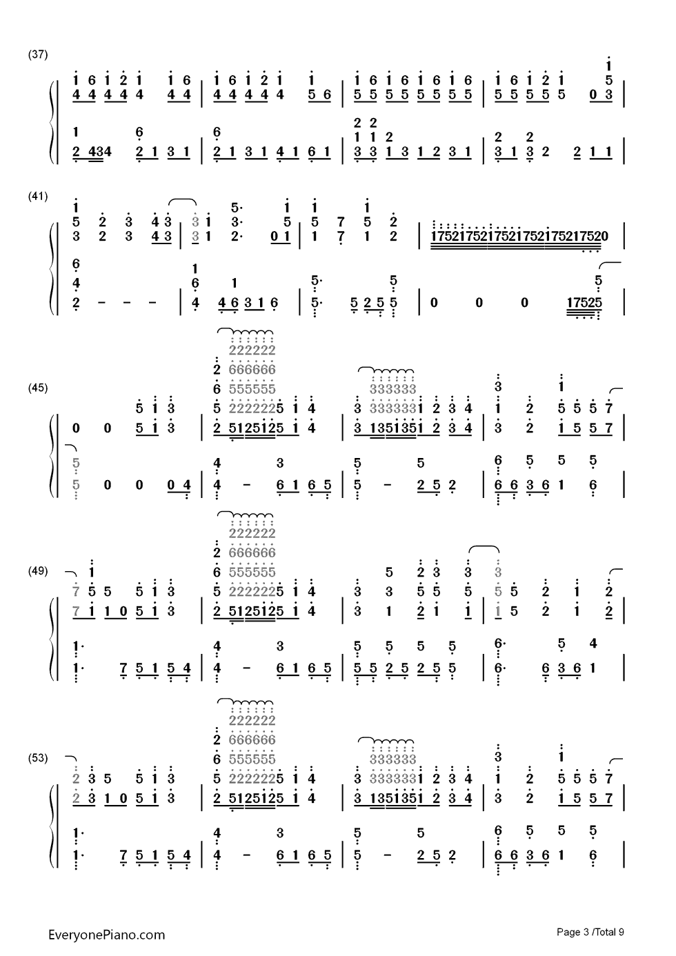 ダイバー钢琴简谱_KANA_BOON演唱