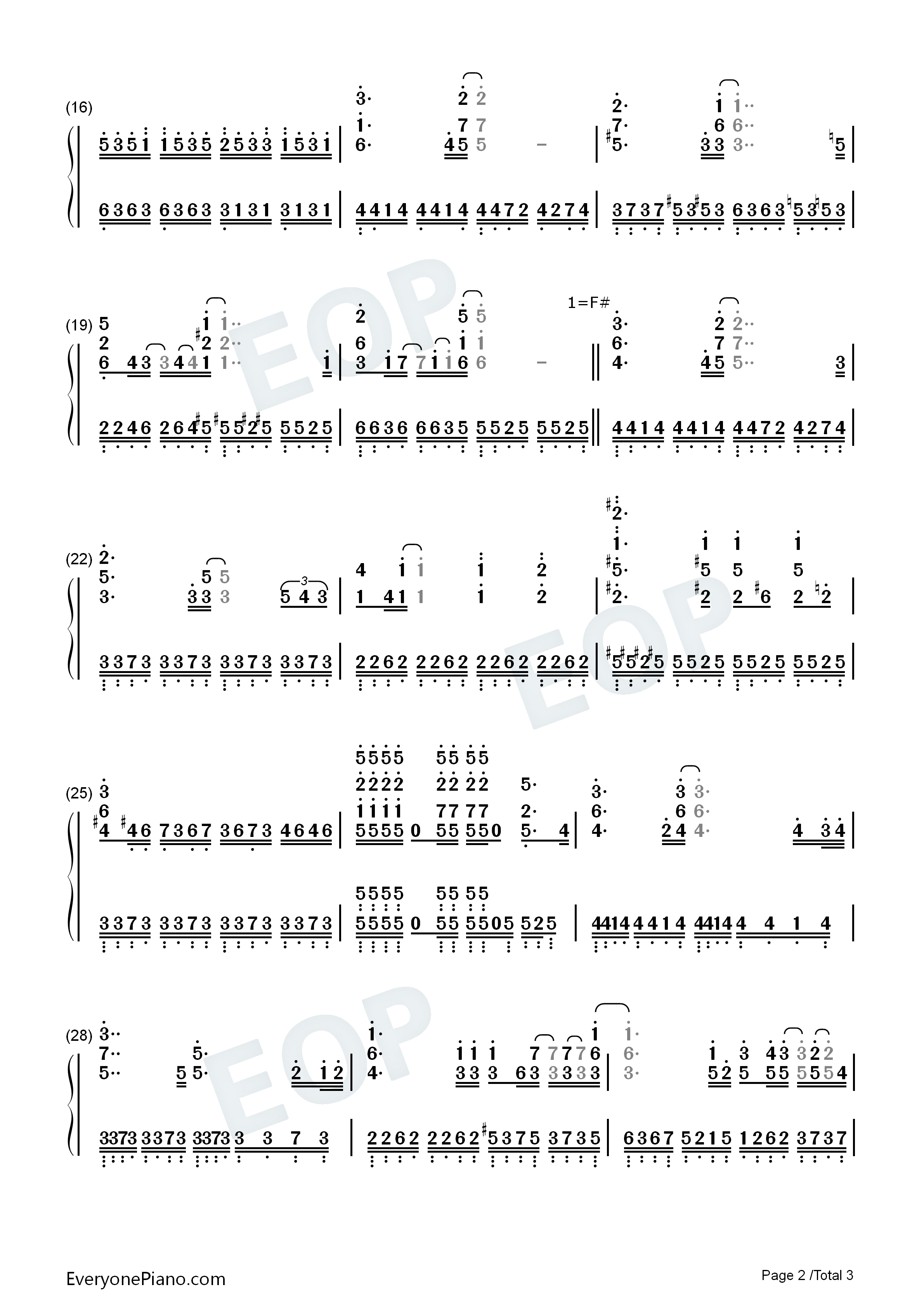 ハートリアライズ钢琴简谱_Tia演唱