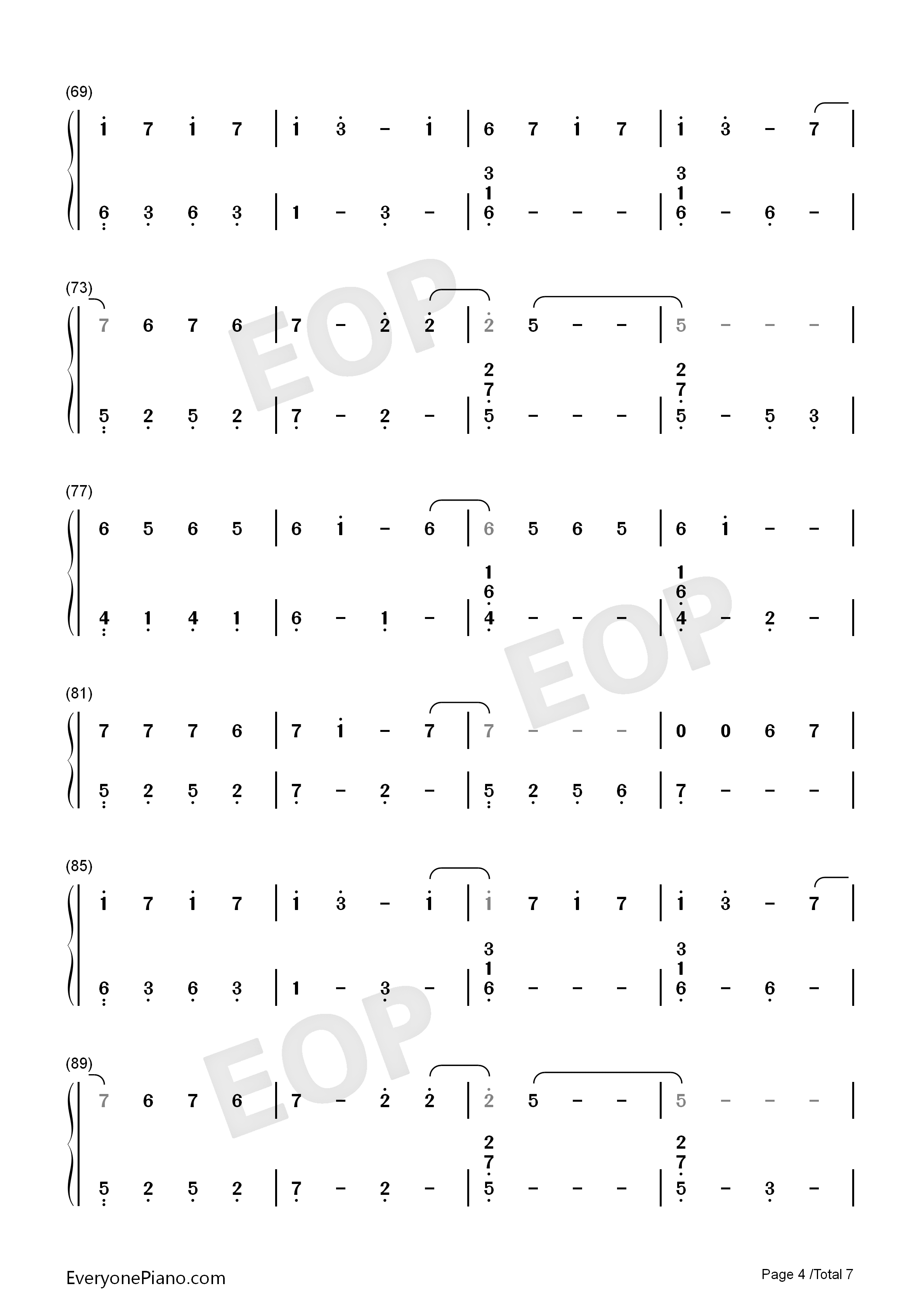 双世恋人钢琴简谱_贺敬轩演唱