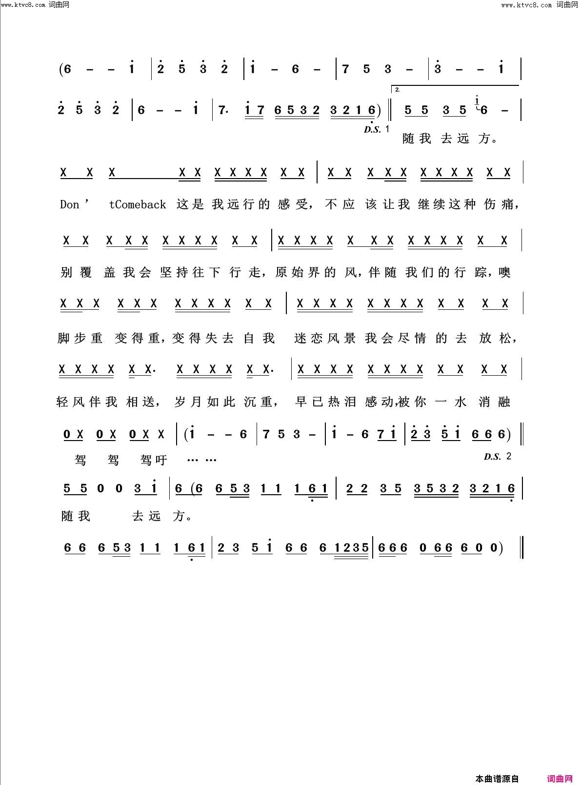 自由飞翔回声嘹亮2016简谱