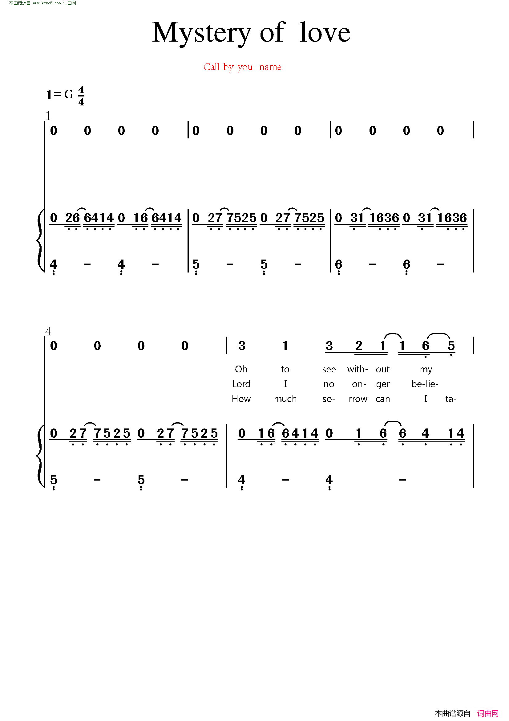 Mystery_of_Love_Call_Me_By_Your_Name插曲简谱
