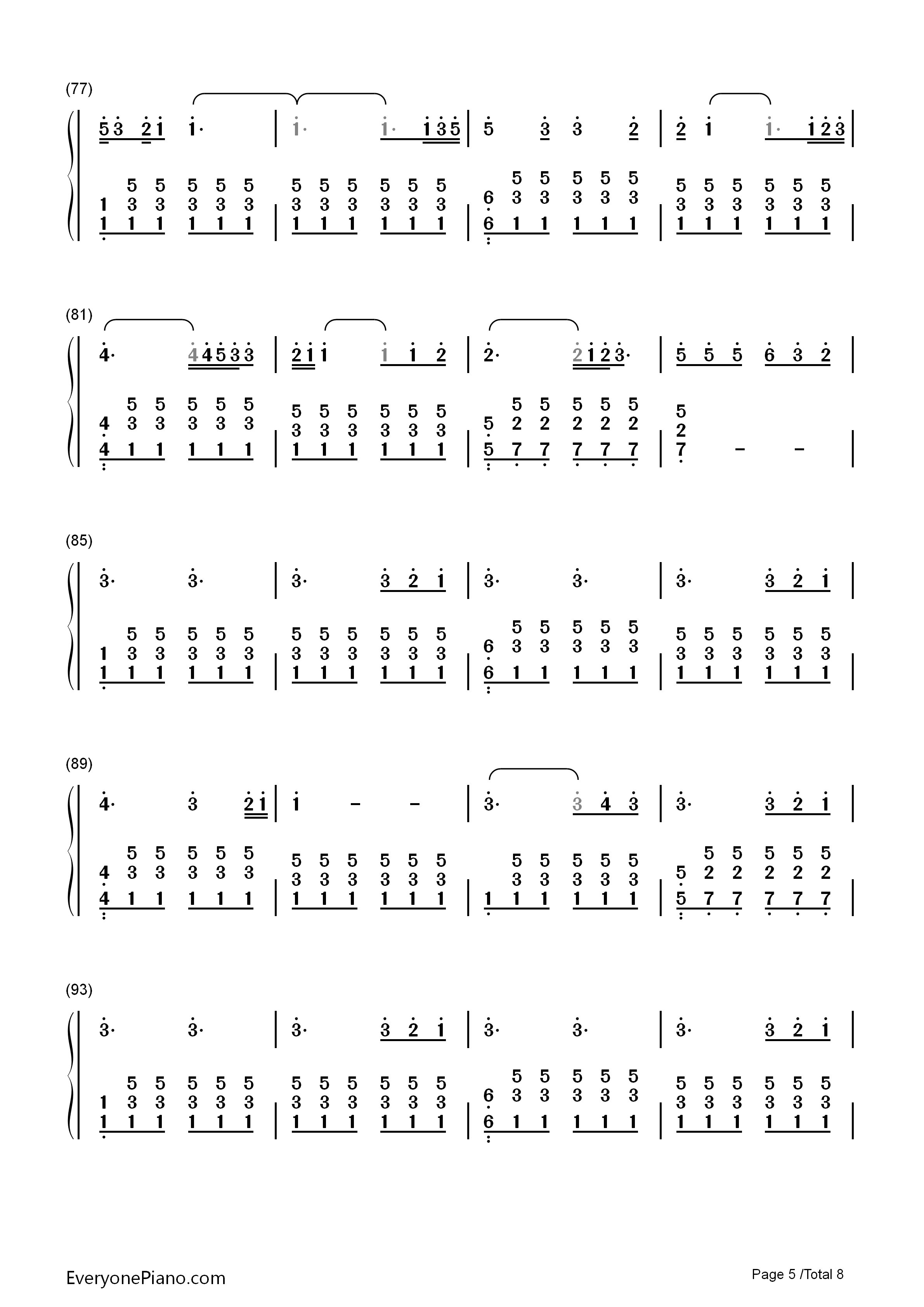 Perfect钢琴简谱_Ed_Sheeran演唱