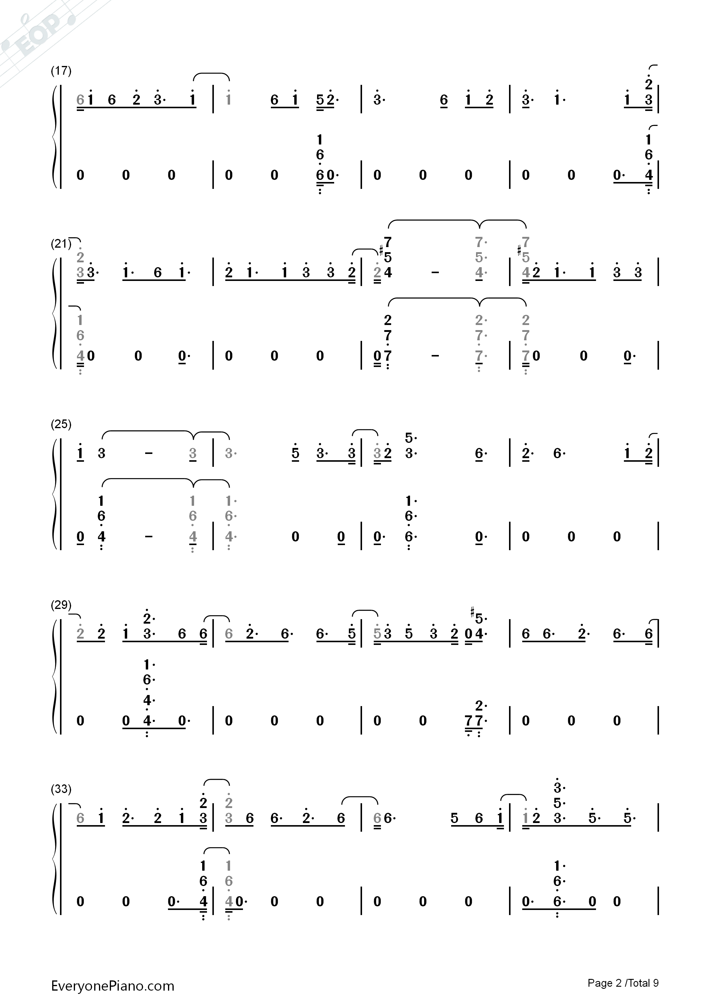 Hard_To_Love钢琴简谱_Calvin_Harris演唱