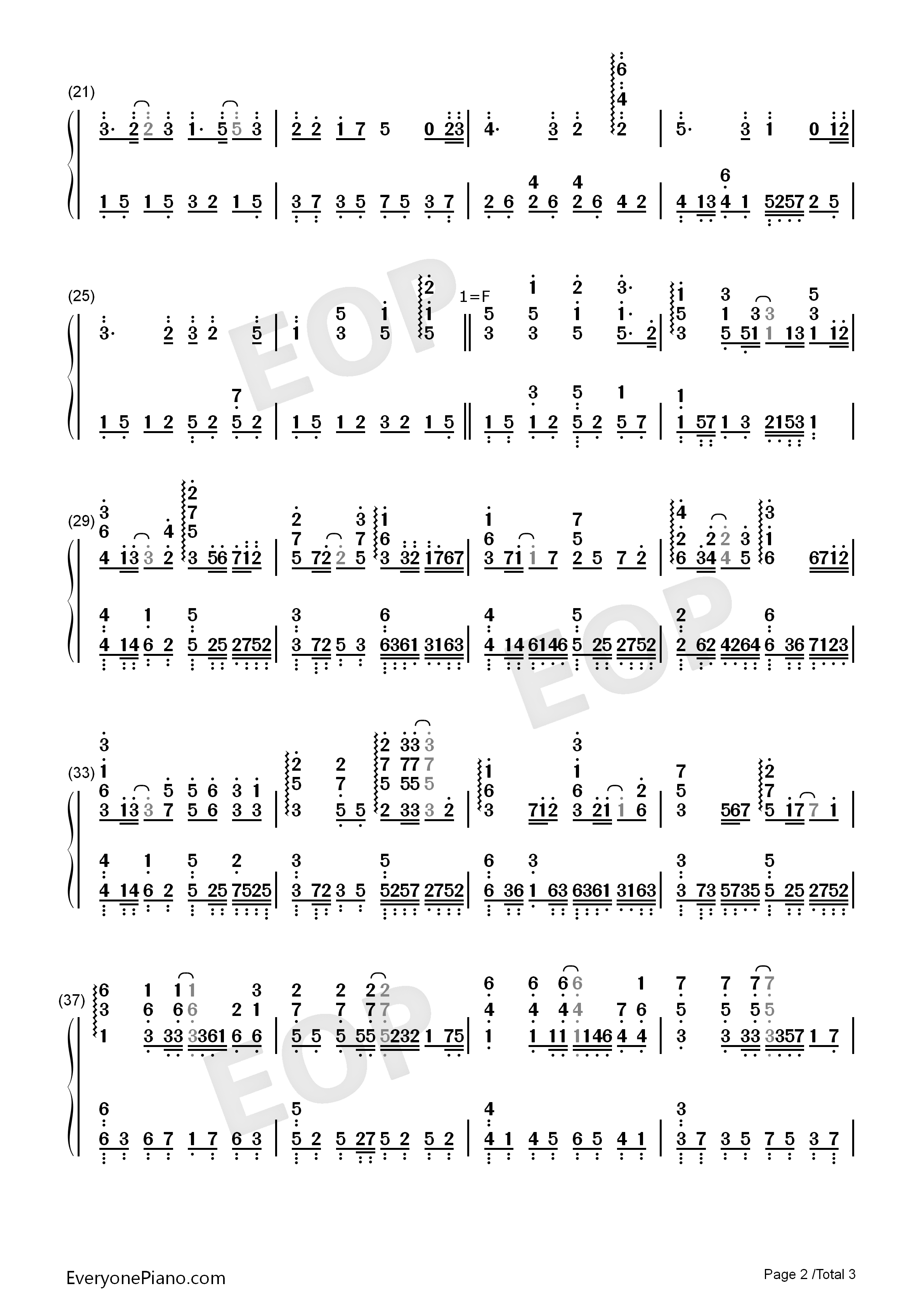 夏末晴雨时钢琴简谱_初学者_演唱