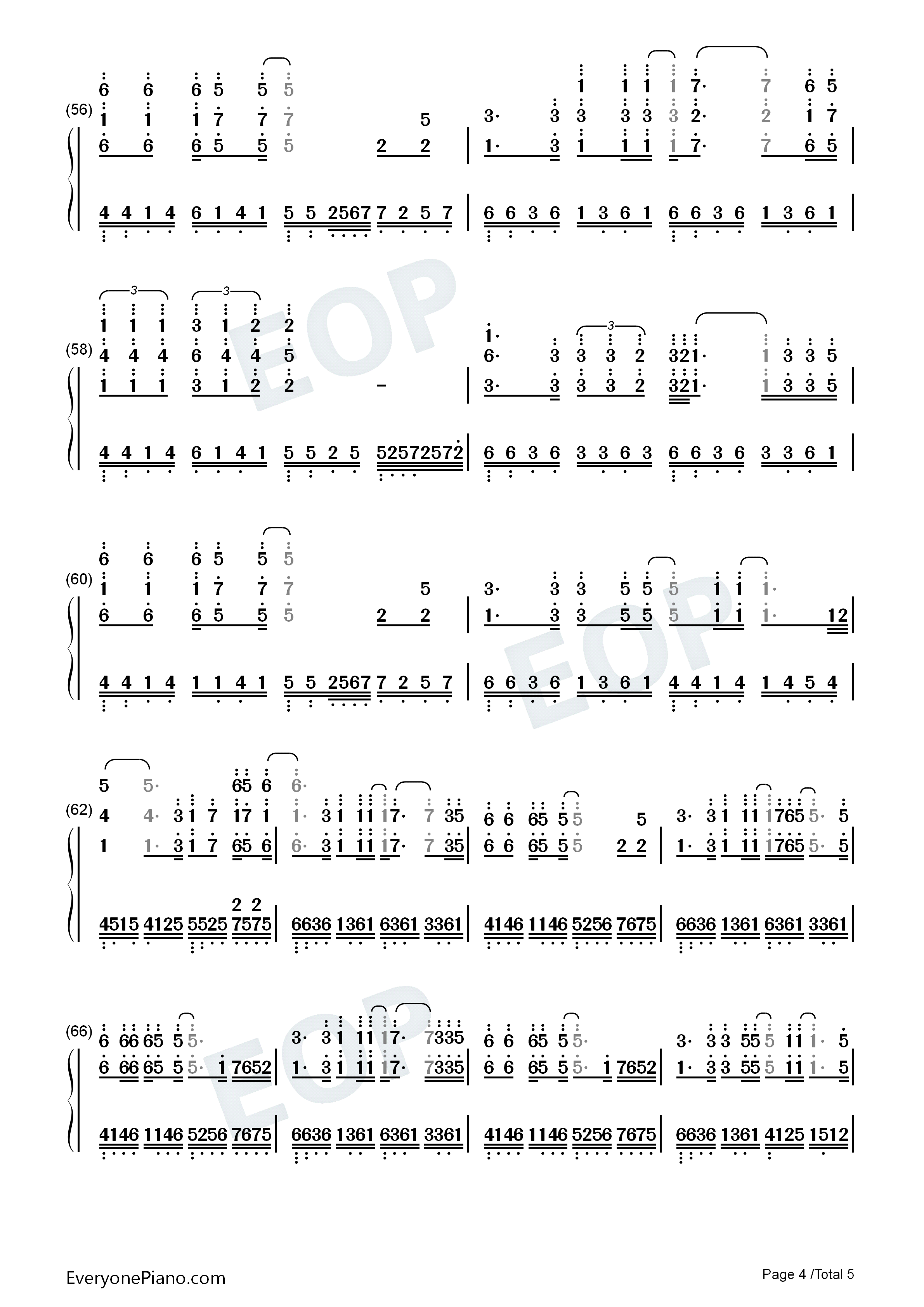 Should_It_Matter钢琴简谱_Sissel演唱