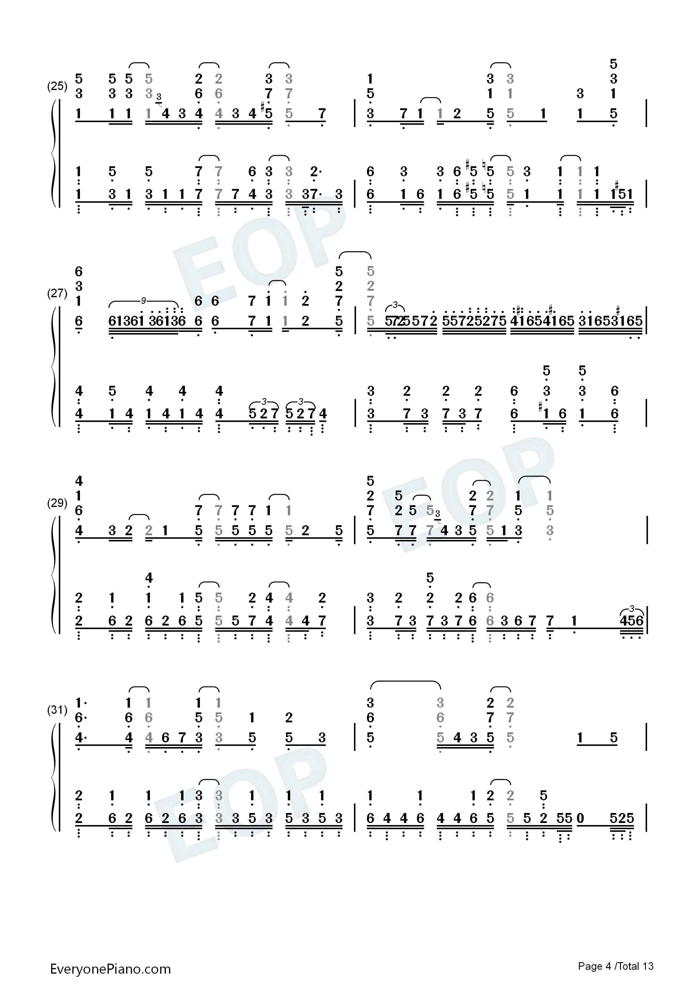 シリウス钢琴简谱_蓝井艾露演唱