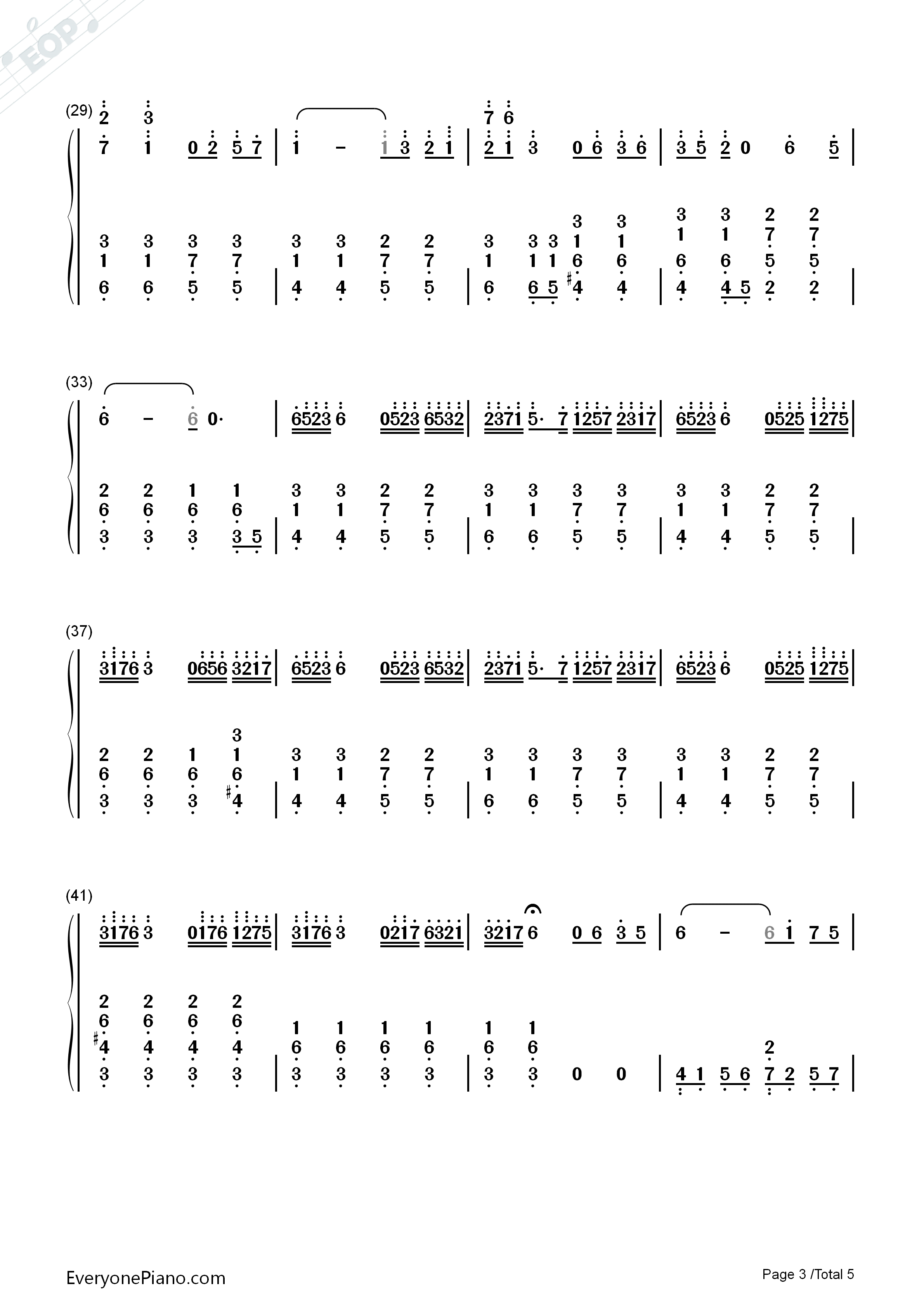 散花钢琴简谱_水月陵演唱