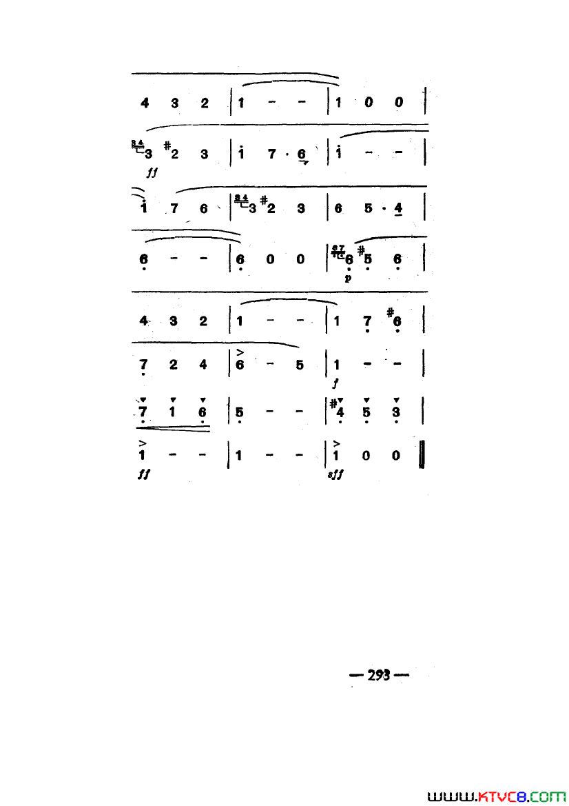 世界著名圆舞曲六首主旋律简谱