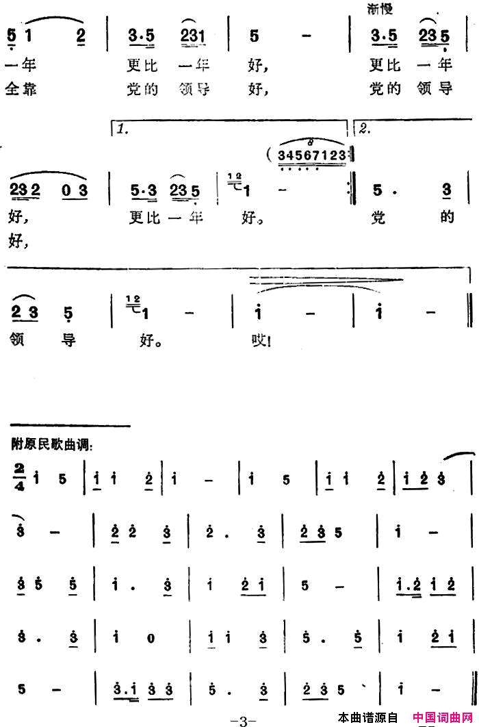 京岛变成鱼米乡简谱