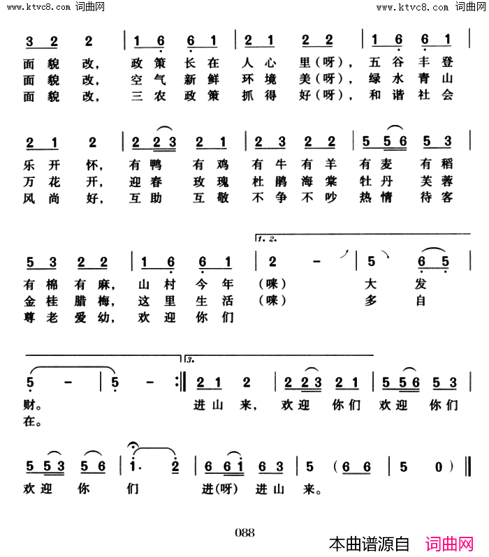 城里大哥哎简谱