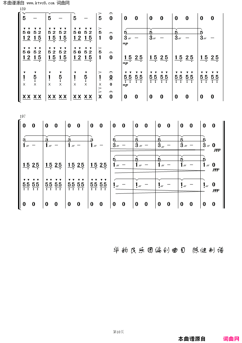 铁路修到苗家寨民乐合奏新版简谱