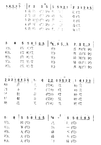 花轿到门前简谱