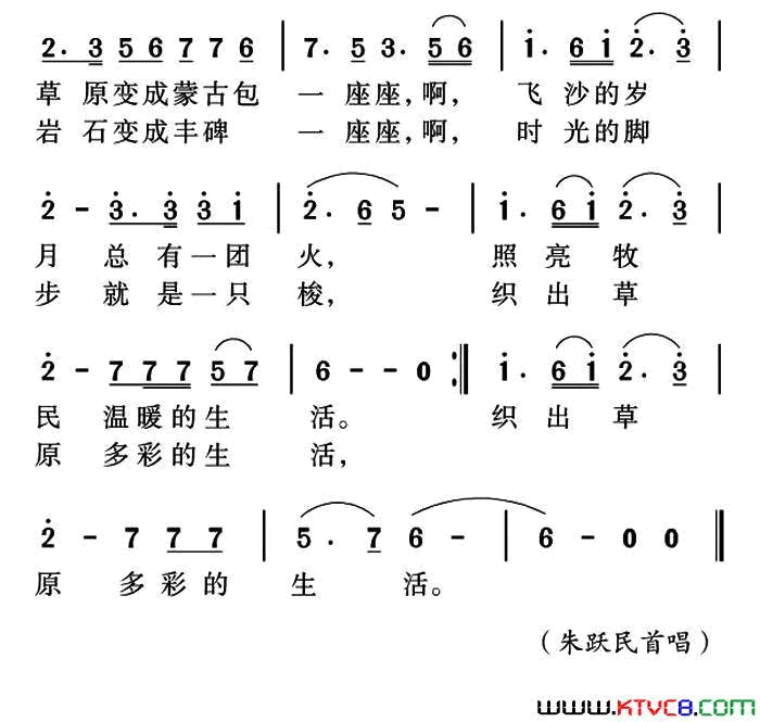 鄂尔多斯你深深吸引我简谱_朱跃明演唱_张景川/姜金富词曲