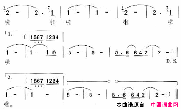 邓丽君演唱歌曲集251_300简谱