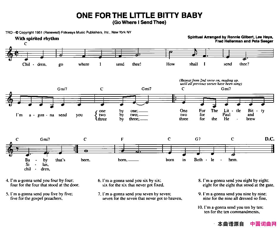 ONEFORTHELITTLEBITTYBABY简谱