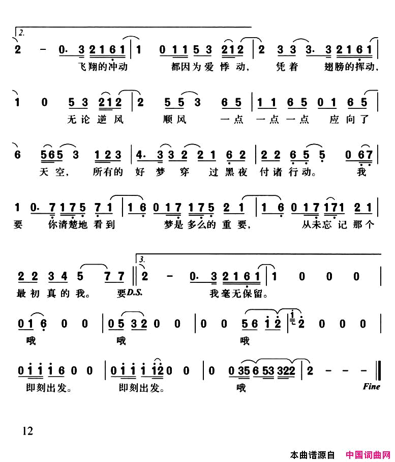 即刻出发_NBA最前线_的主题歌简谱_吉克隽逸演唱_姚谦/Fingazz词曲