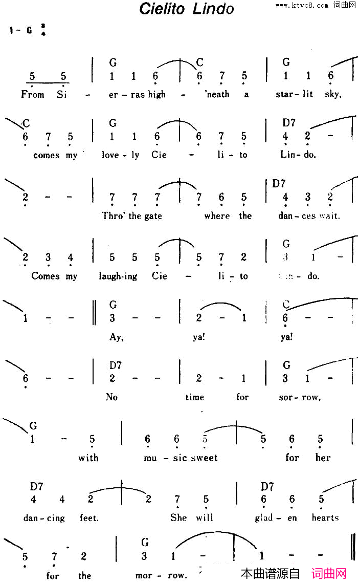 [美]CielitoLindo赛里托·林多[美]Cielito_Lindo赛里托·林多简谱