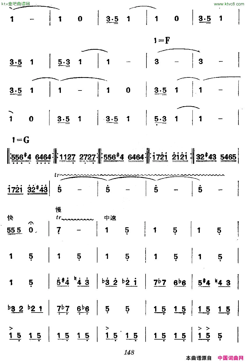 _革命历史歌曲表演唱_第六场：首战平型关简谱