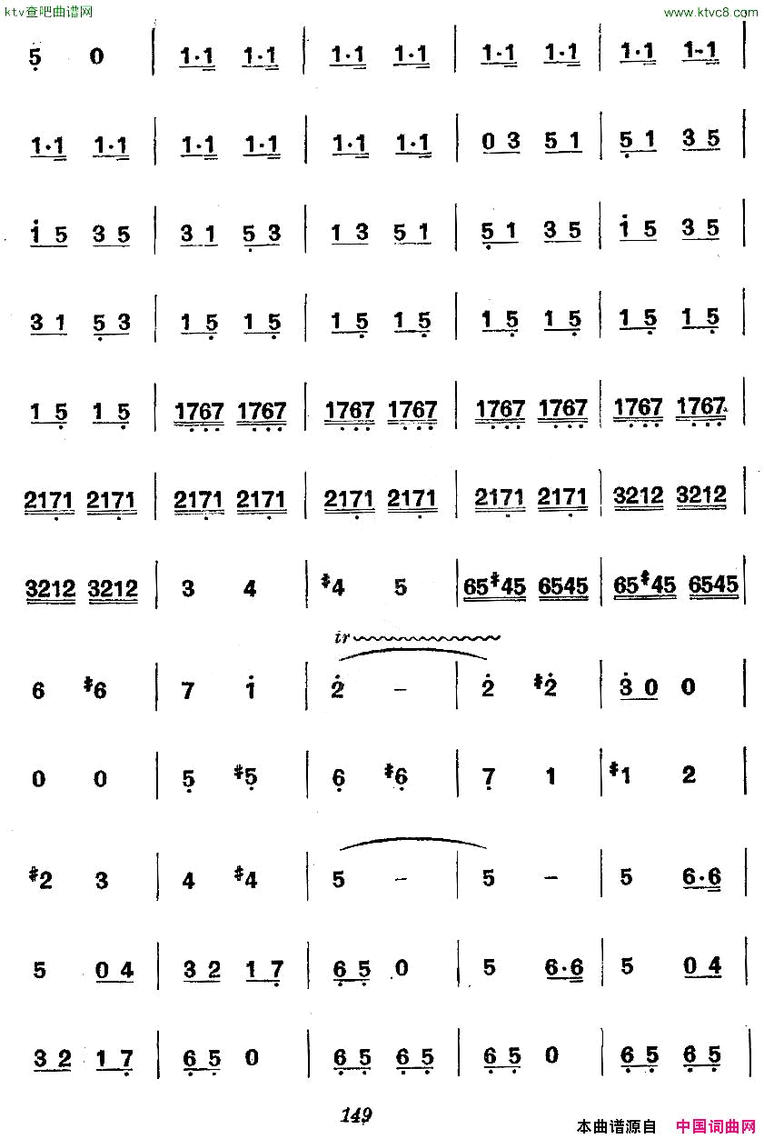 _革命历史歌曲表演唱_第六场：首战平型关简谱