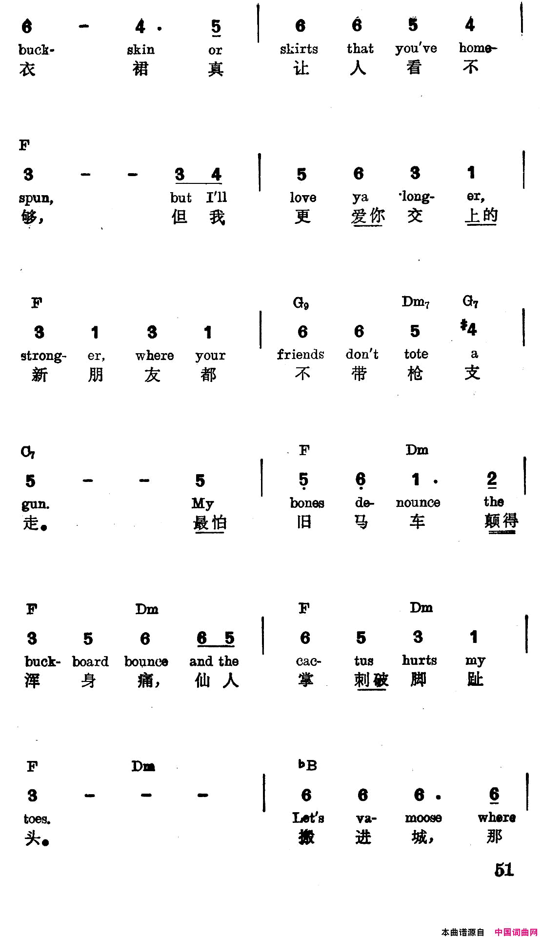 [美]领结和纽扣简谱