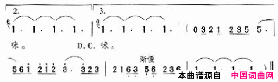 邓丽君演唱歌曲集151_200简谱