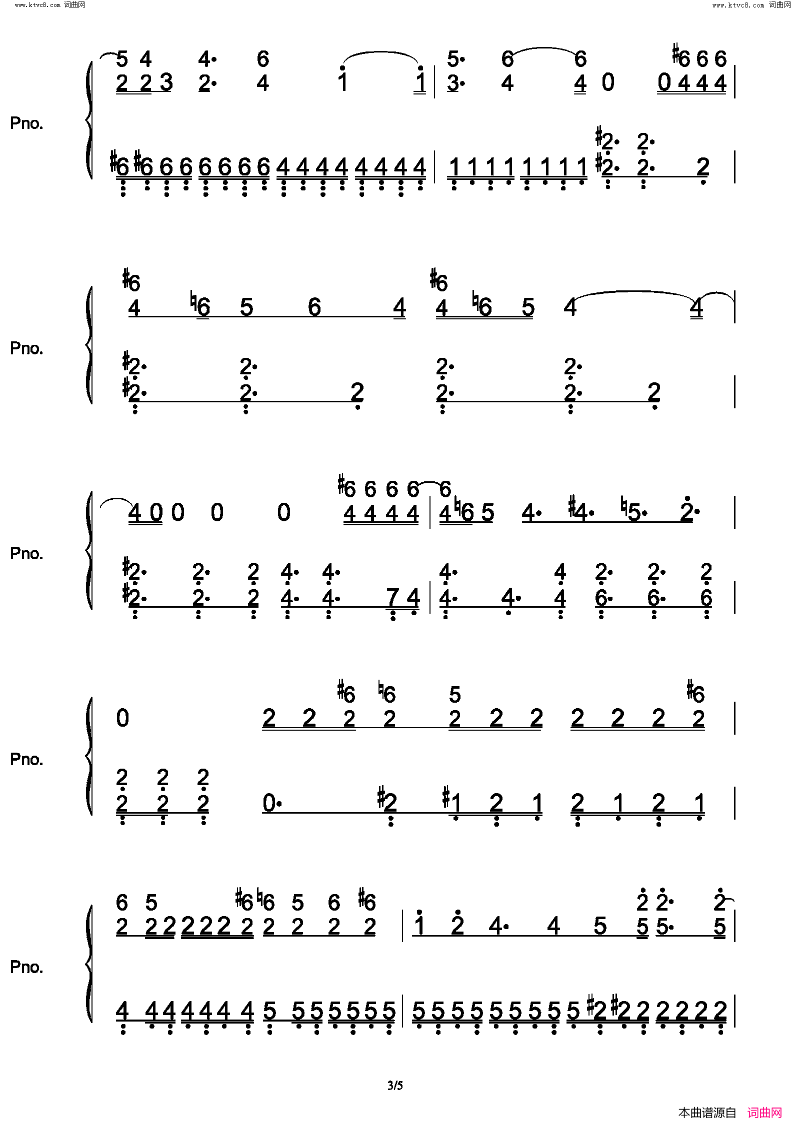 约会大作战简谱_sweet_arms演唱