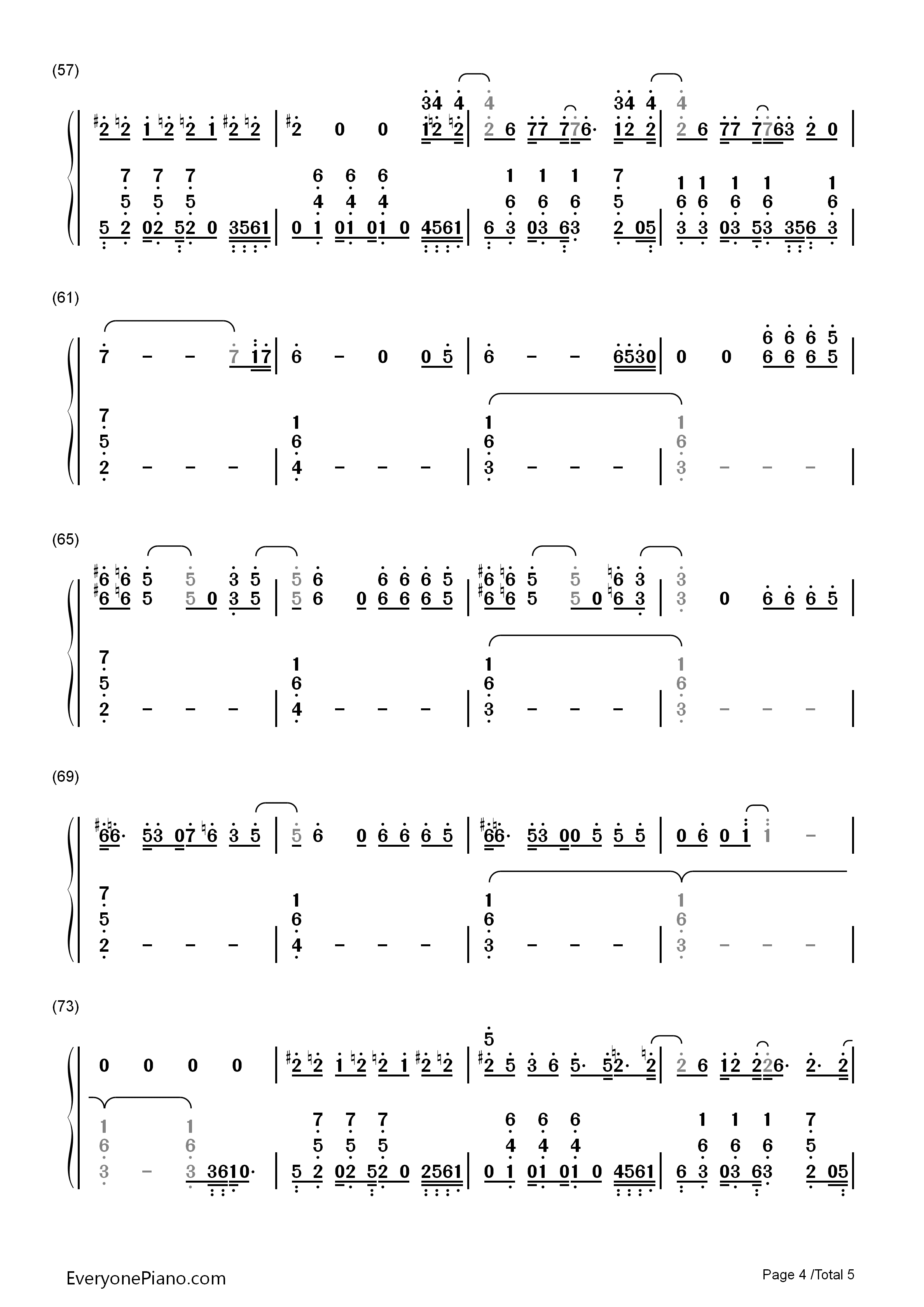 Can't_Feel_My_Face钢琴简谱_The_Weeknd演唱