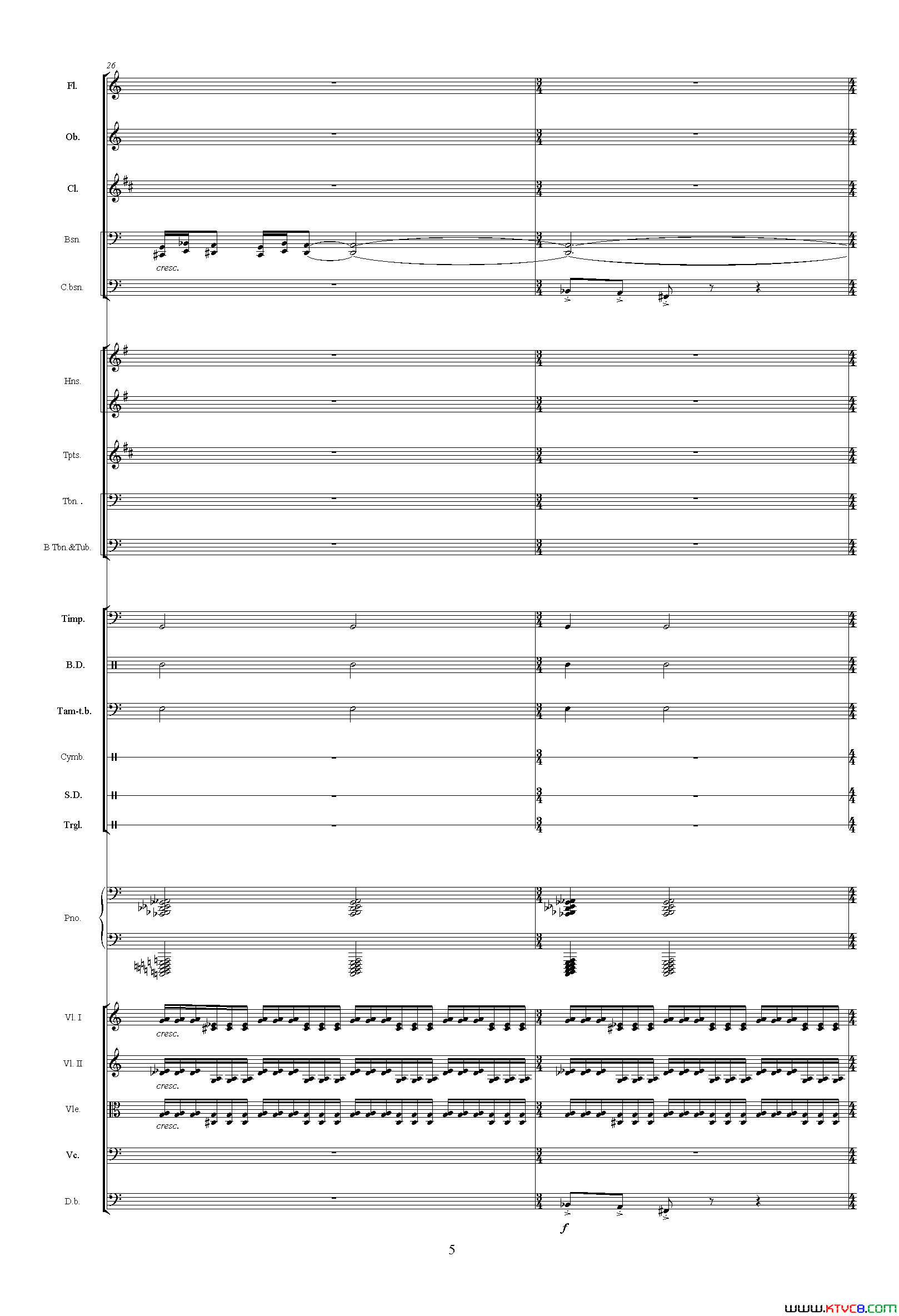 镇压叛乱_中山颂·交响组曲_之六交响乐队总谱简谱