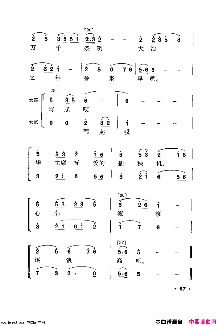 春暖壮乡舞蹈音乐简谱