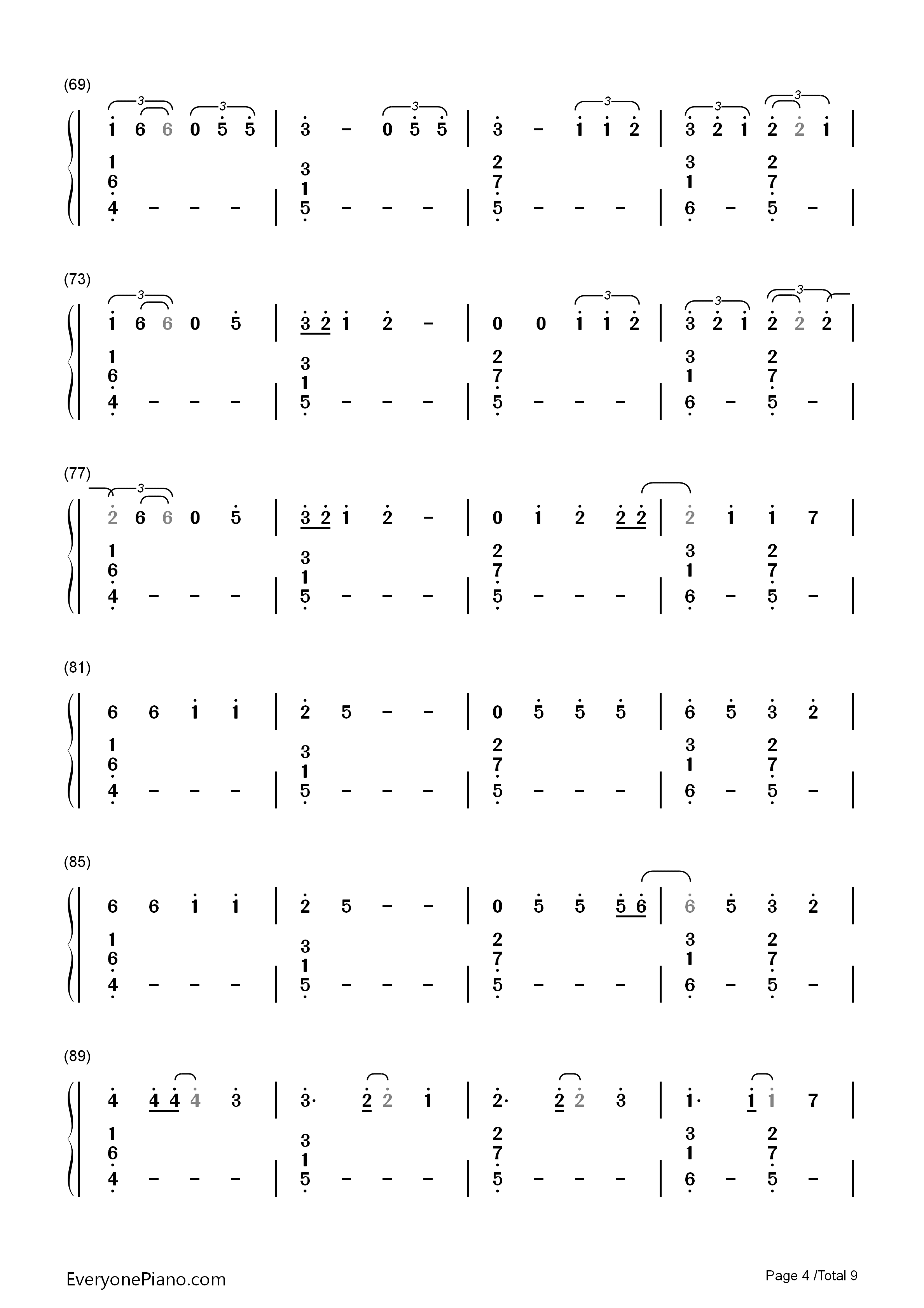 Final_Song钢琴简谱_MO演唱