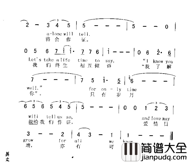 FORALLWEKNOW亦未可知简谱