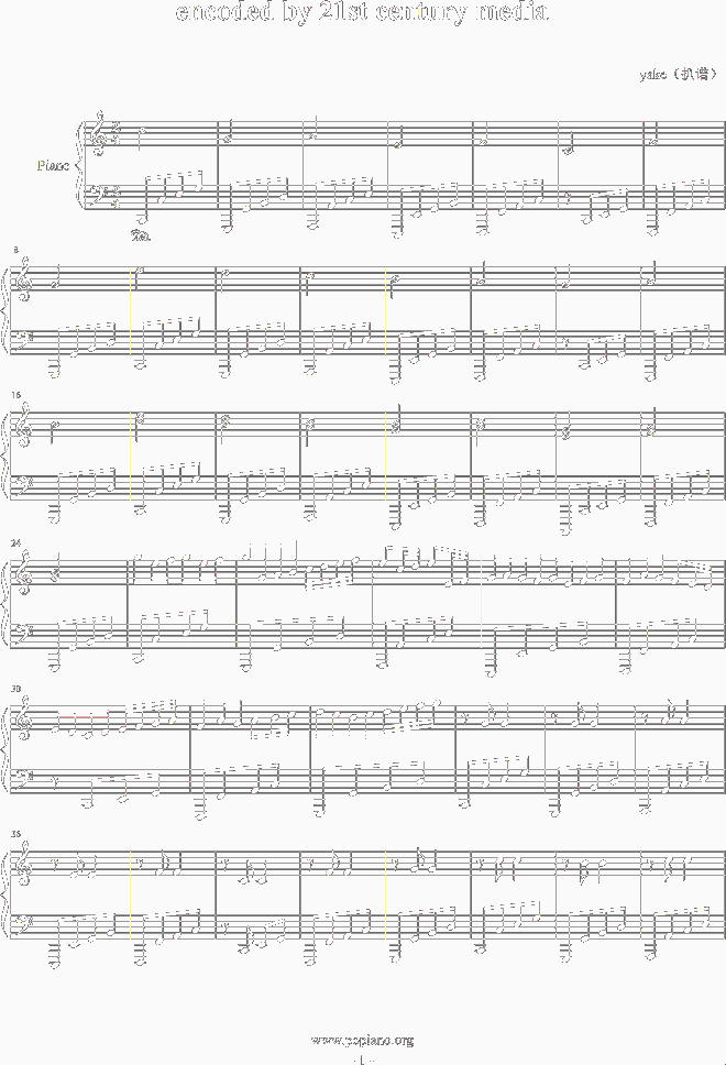 encodedby21stcenturymedia简谱